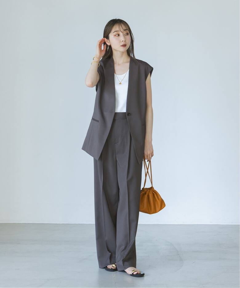 エステルツイルストレッチVカラージレ（ジレ）｜NOBLE（ノーブル）の 