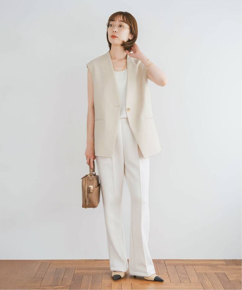 エステルツイルストレッチVカラージレ（ジレ）｜NOBLE（ノーブル）の 