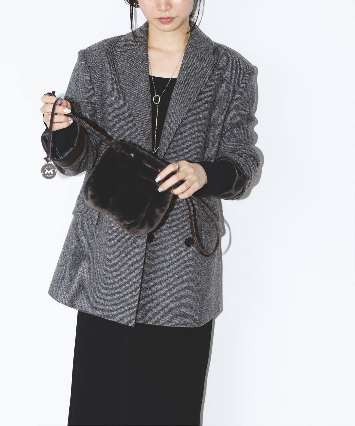 トップツイード2WAYダブルジャケット（テーラードジャケット）｜NOBLE  