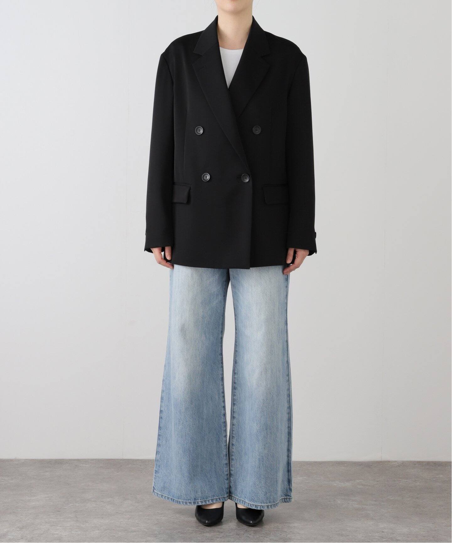 オーバーサイズダブルジャケット（テーラードジャケット）｜NOBLE  