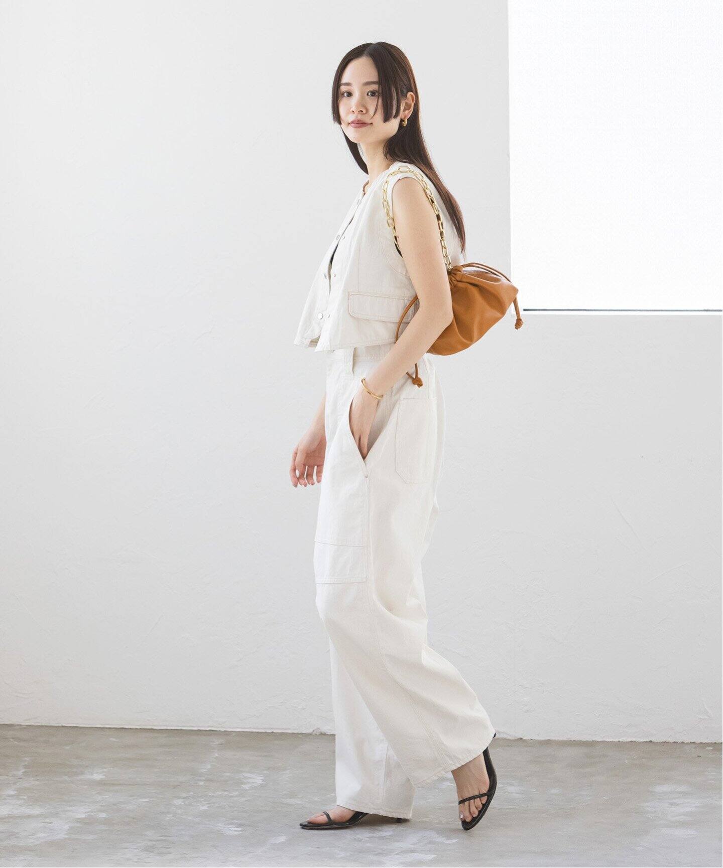 SERGE de bleu】VEST（ジレ）｜NOBLE（ノーブル）の通販