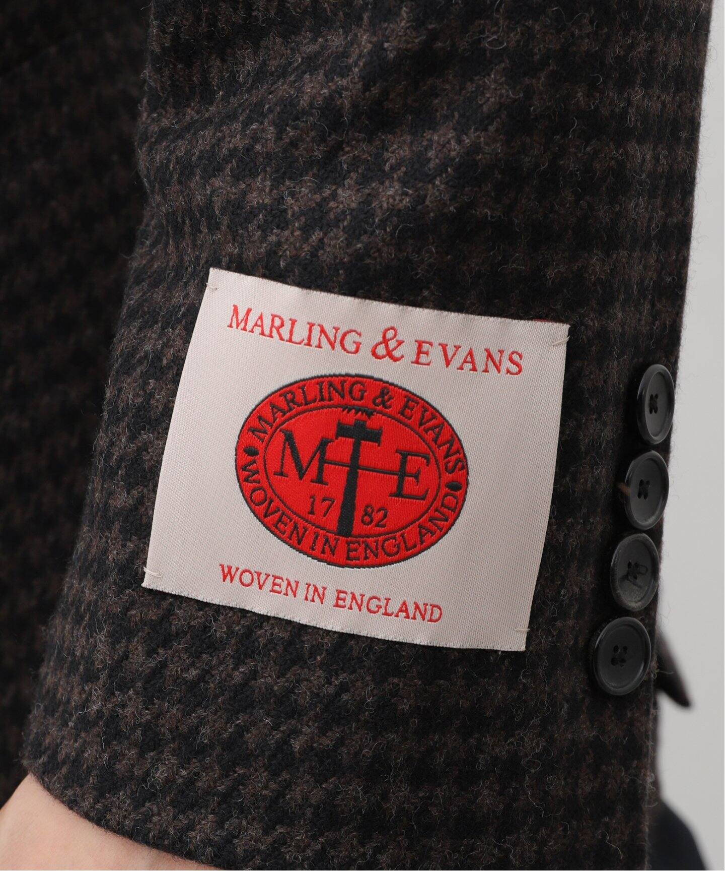 MARLING & EVANS D.3ボタン ジャケット（テーラードジャケット 