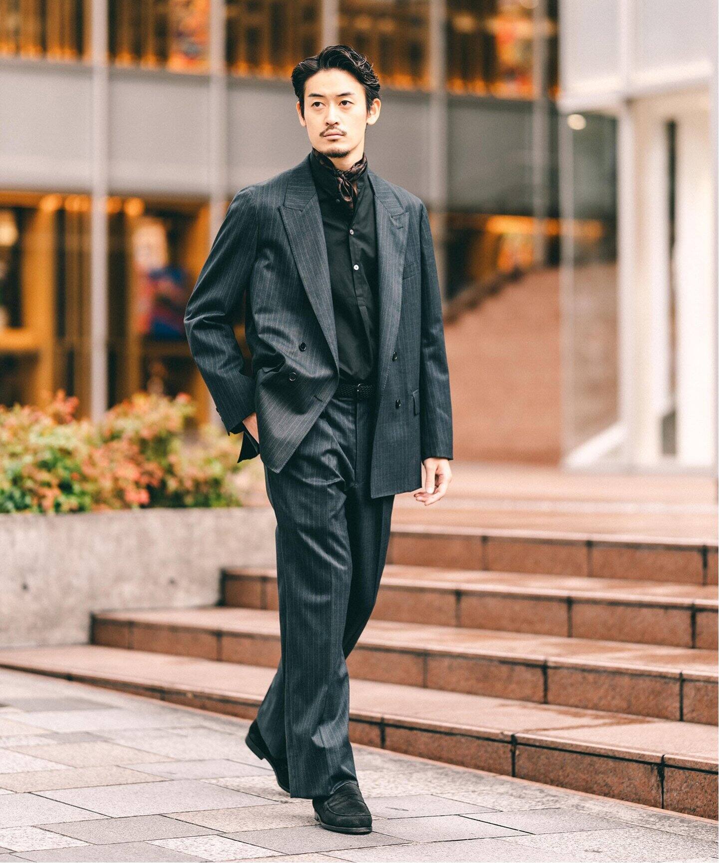 B447/LANVIN COLLECTION ツイードセットアップ スーツ 38（新ライン  