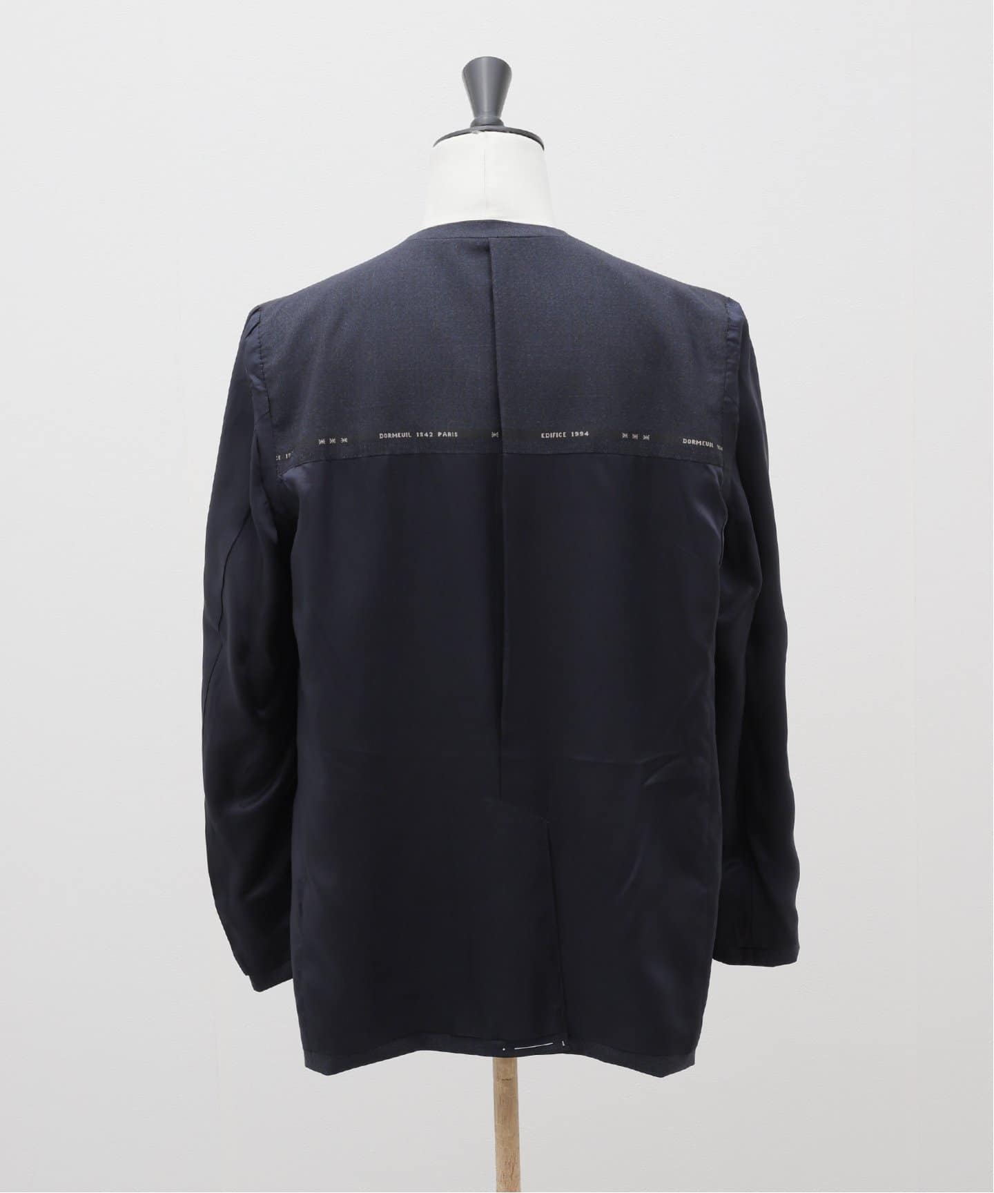 EDIFICE LABOUCLE ノーカラージャケット ネイビーXL 18SS