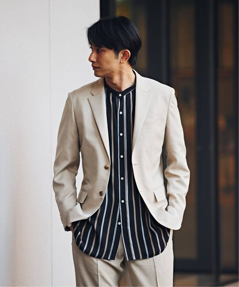 オクタ ワルツ ツイル 2B ジャケット【セットアップ着用可】（テーラードジャケット）｜EDIFICE（エディフィス）の通販｜BAYCREW'S  STORE エディフィス/EDIFICE SOLOTEX 2Bテーラードジャケット 46