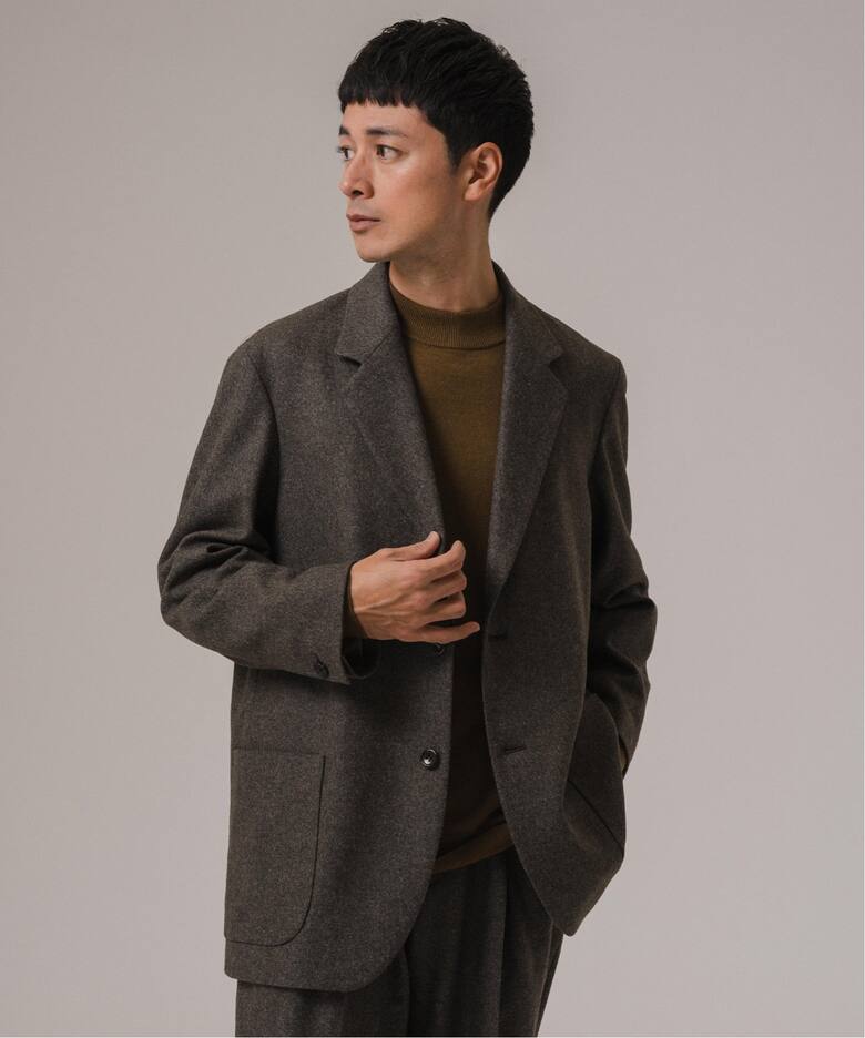 LA BOUCLE (ラブークル)TOP FLANNEL 2B ジャケット（テーラード 