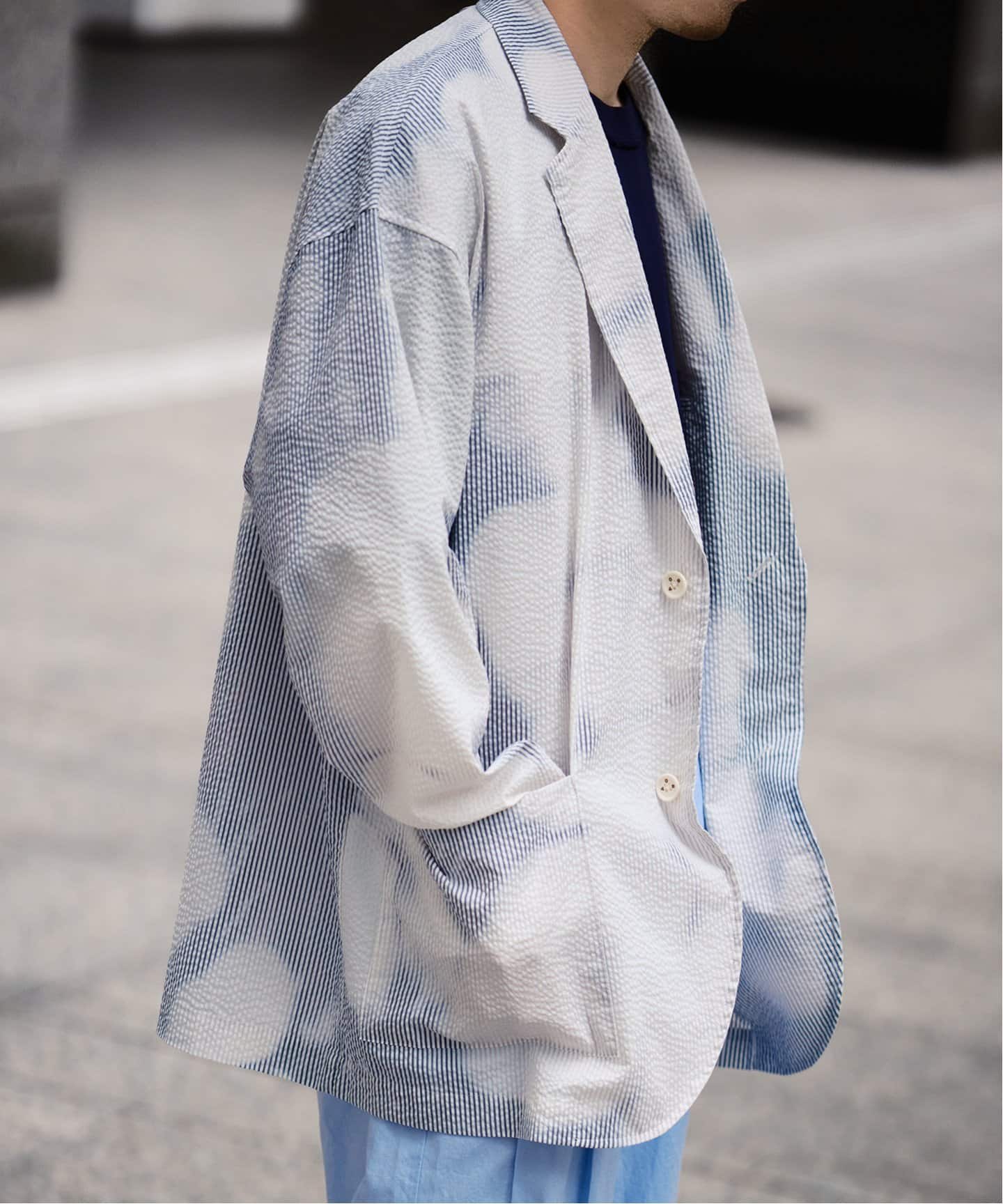 未使用タグ付き✨ エディフィス シアサッカー テーラードジャケット グレー 46 楽天市場】【SALE／60%OFF】417 EDIFICE TRAD ダブルプレスト