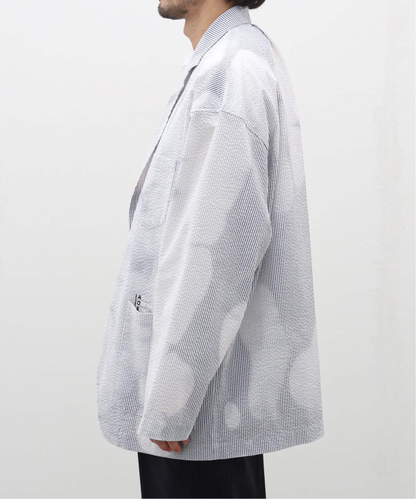 ADULT ORIENTED ROBES シアサッカー ブリーチ ジャケット 3 ADULT ORIENTED ROBES】別注 クールマックスシアサッカー