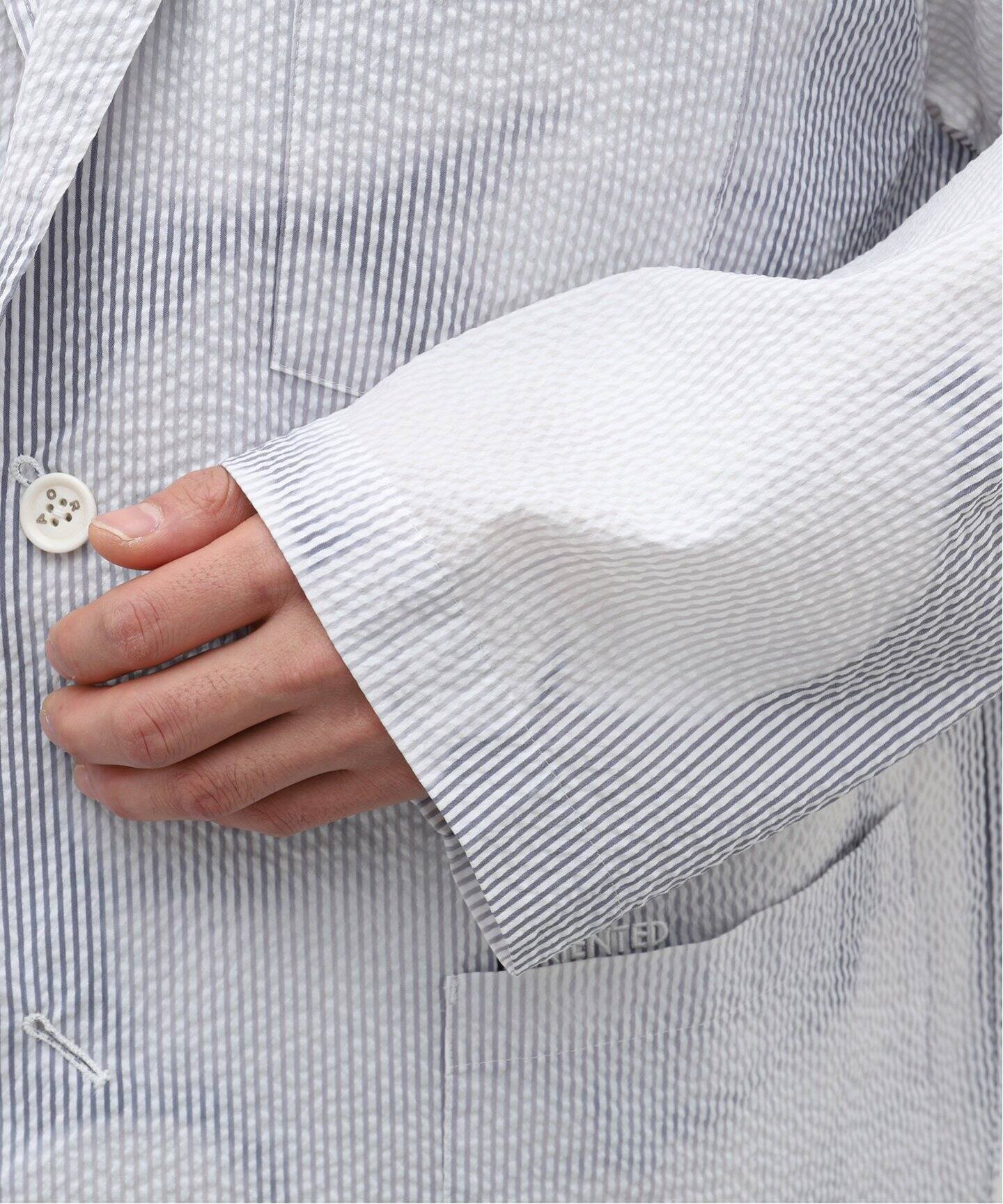 ADULT ORIENTED ROBES シアサッカー ブリーチ ジャケット 3 ADULT ORIENTED ROBES シアサッカー ブリーチ ジャケット 3