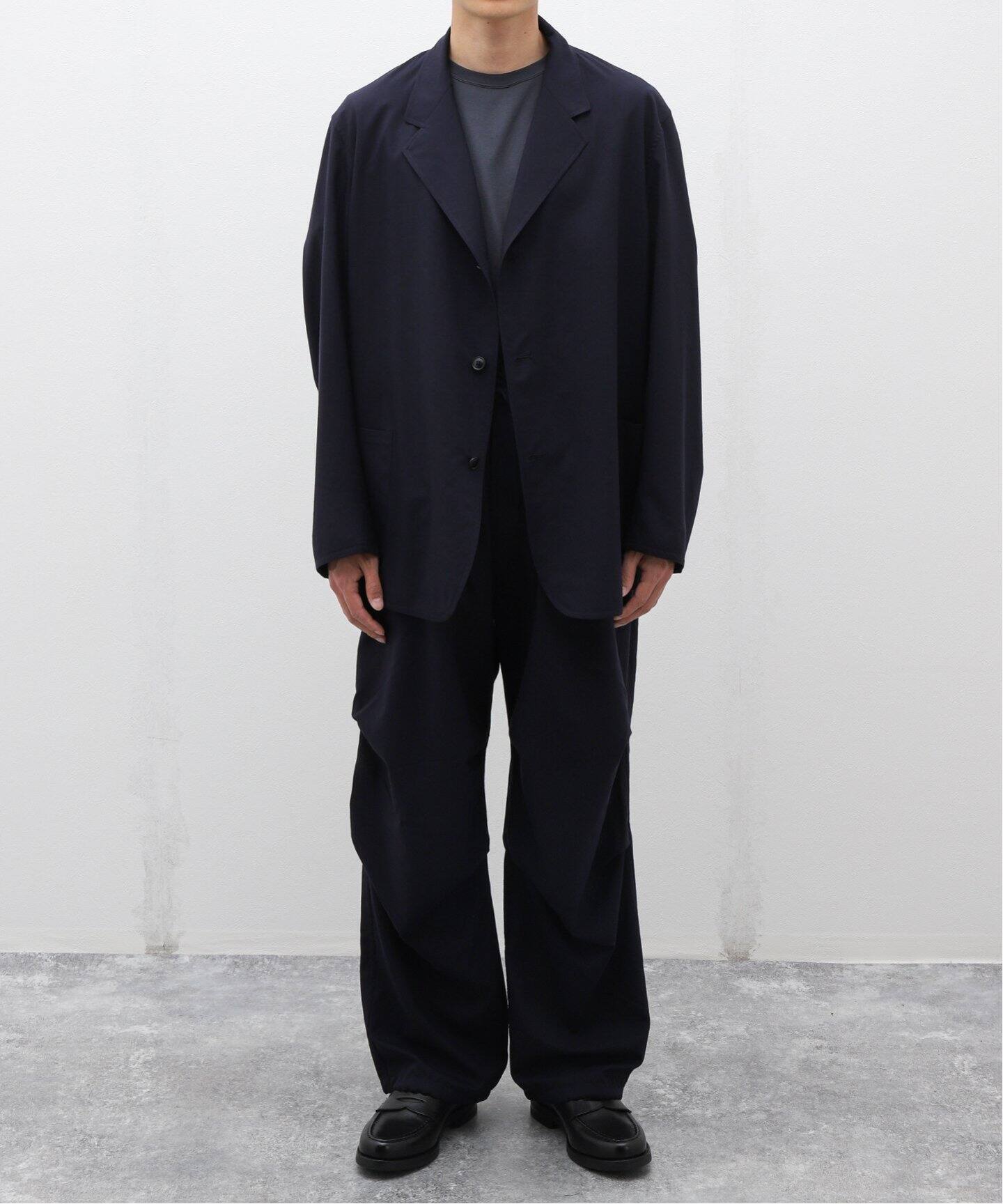 ウールフランネル スーツ | COMOLI(コモリ) / アウター スーツ・テーラードジャケット (メンズ)の通販 - ARKnets 公式通販 COMOLI コモリ メンズテーラードジャケット ネイビー　サイズ2