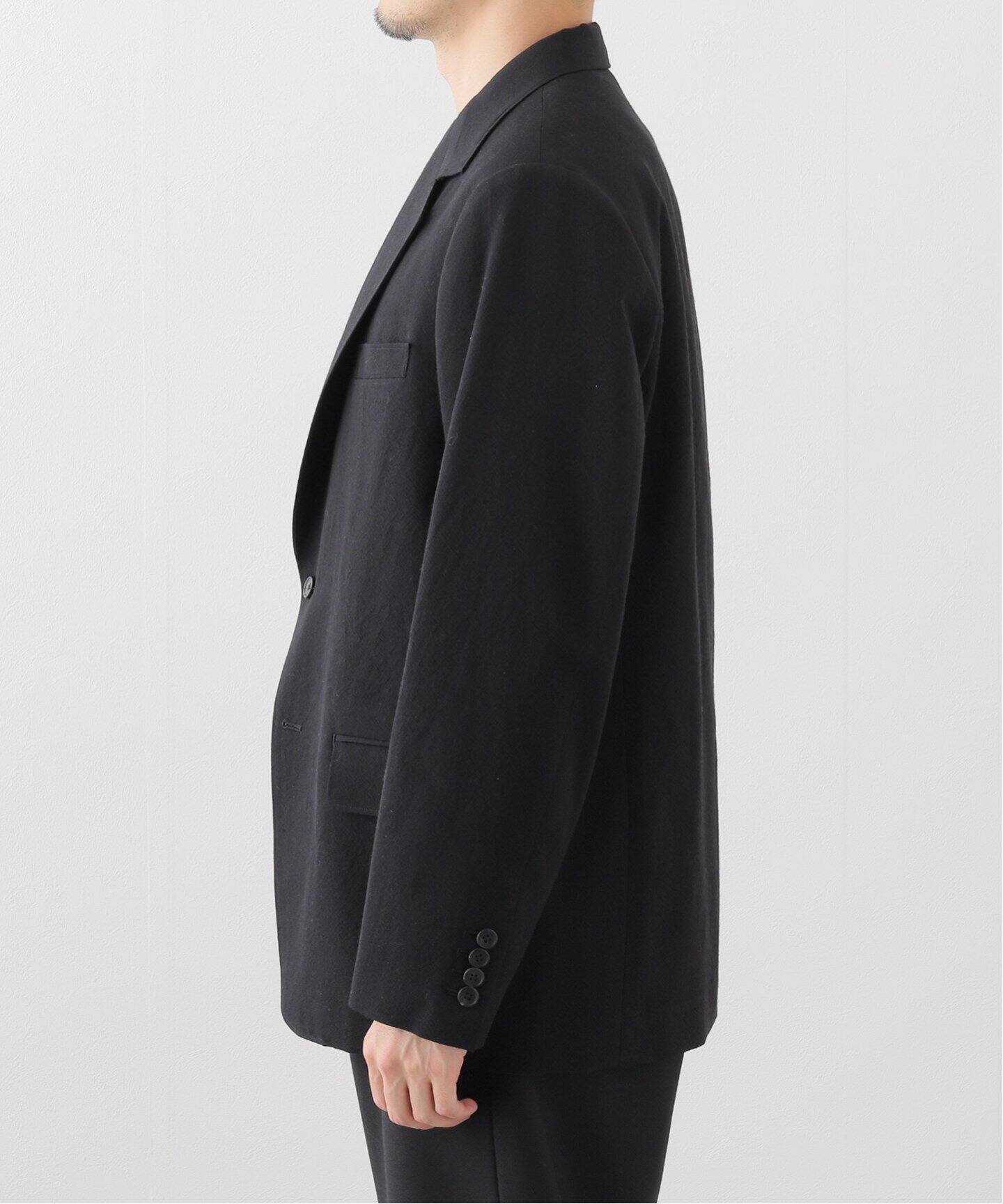 blurhms (ブラームス) Rough Wool Gabardine 2B Jacket BHS24F005WOG 