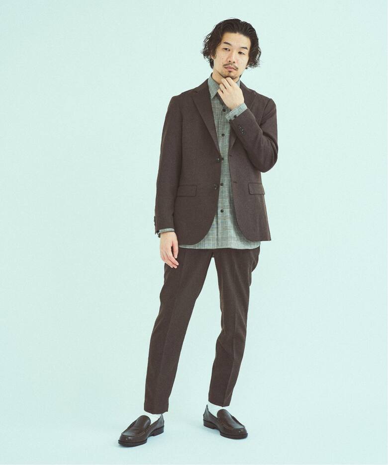 フード付きセットアップ 惜しい ブラウン110 