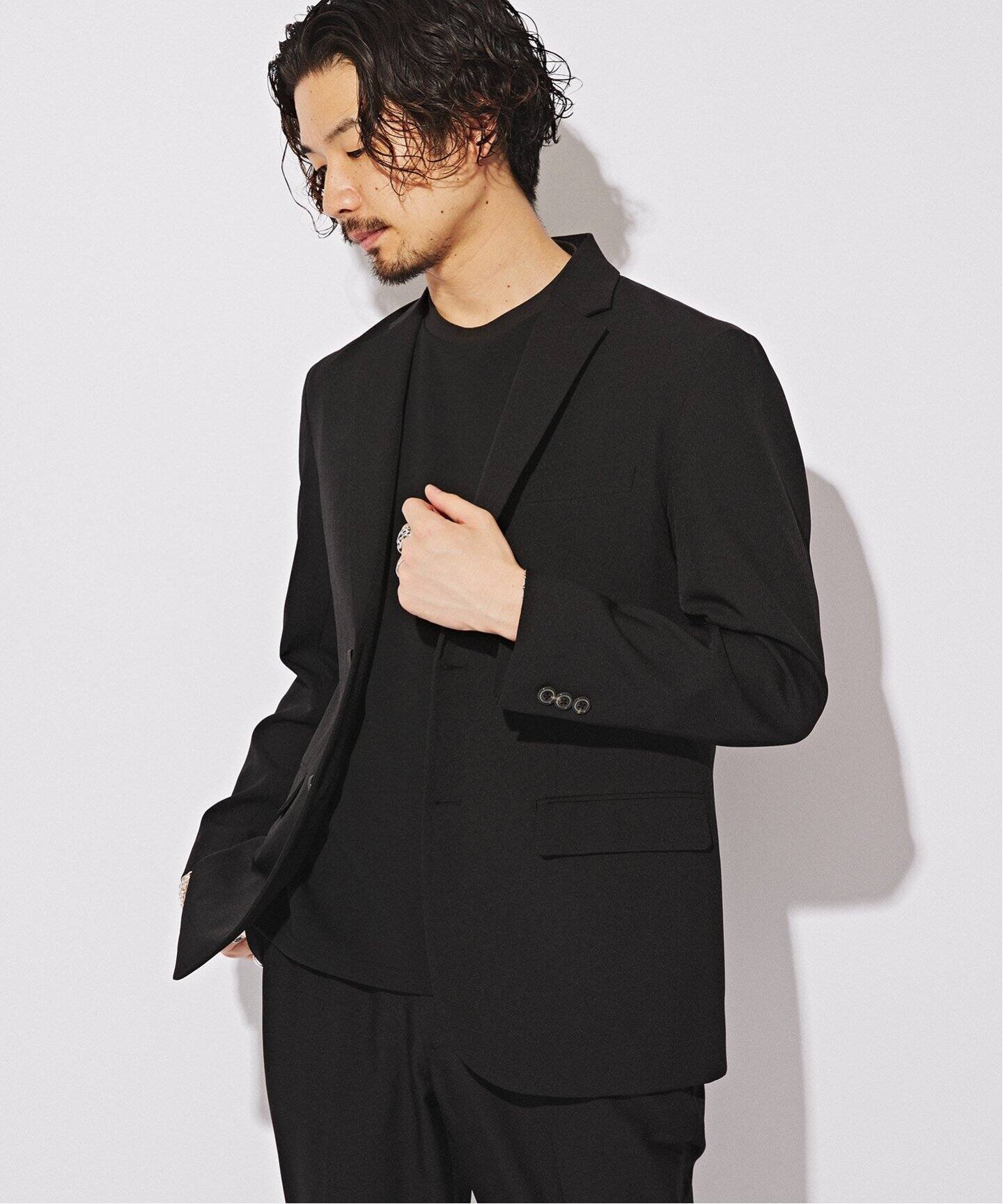 417 EDIFICE ヘリンボーン イージー スーツ セットアップ L 417 EDIFICE イージー スーツ セットアップ L グレー ヘリンボーン