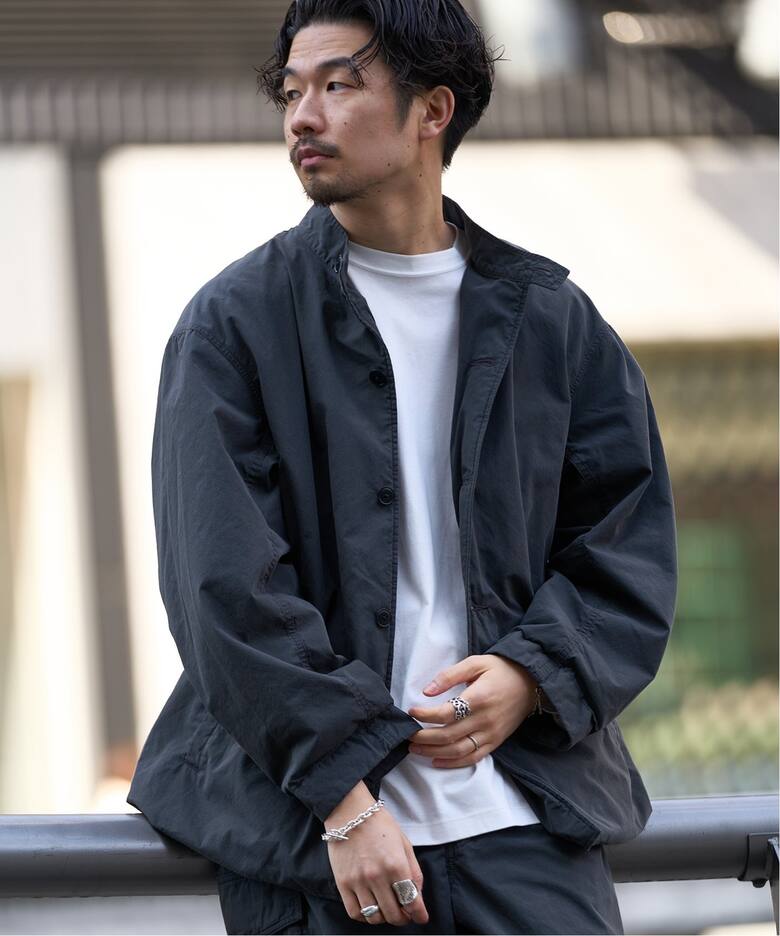 nanamica / ナナミカ】417別注 BAND COLLAR JACKET / ジャケット（ノー 