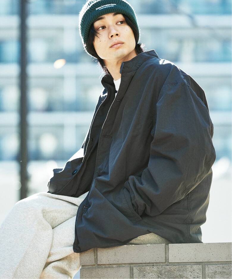 nanamica / ナナミカ】417別注 BAND COLLAR JACKET / ジャケット（ノー 