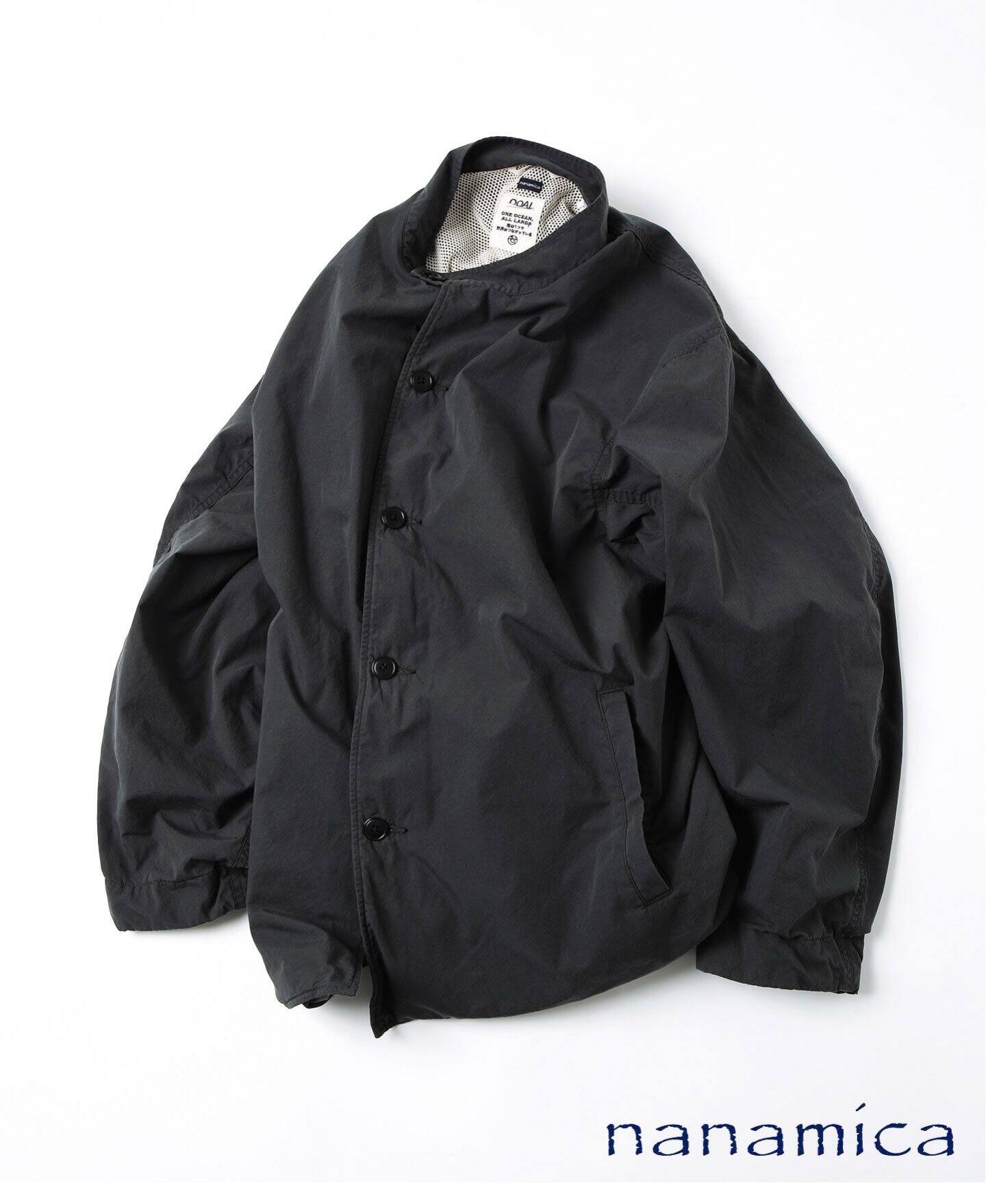 nanamica / ナナミカ】417別注 BAND COLLAR JACKET / ジャケット（ノー 