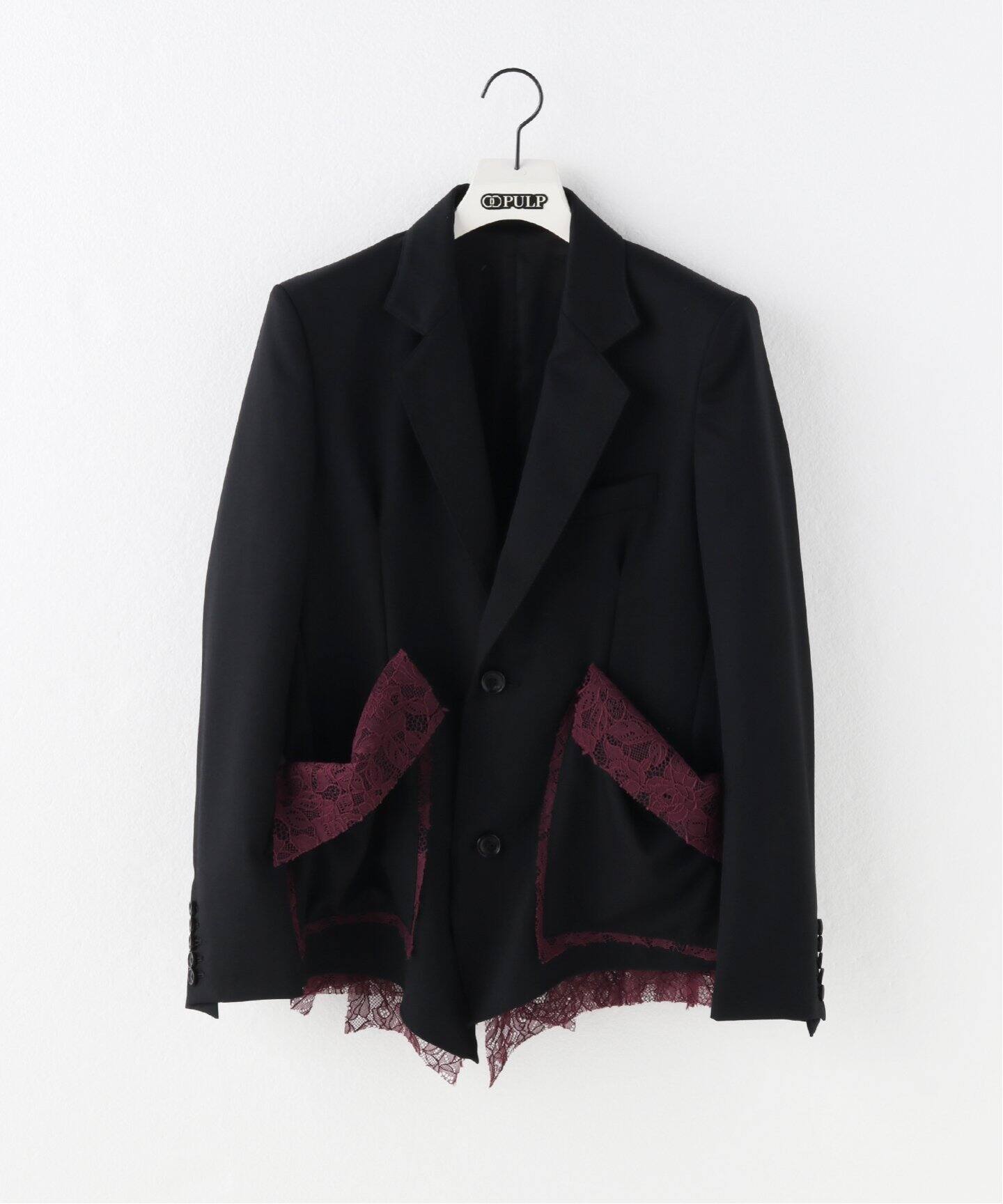 sulvamノーカラージャケット とろける 