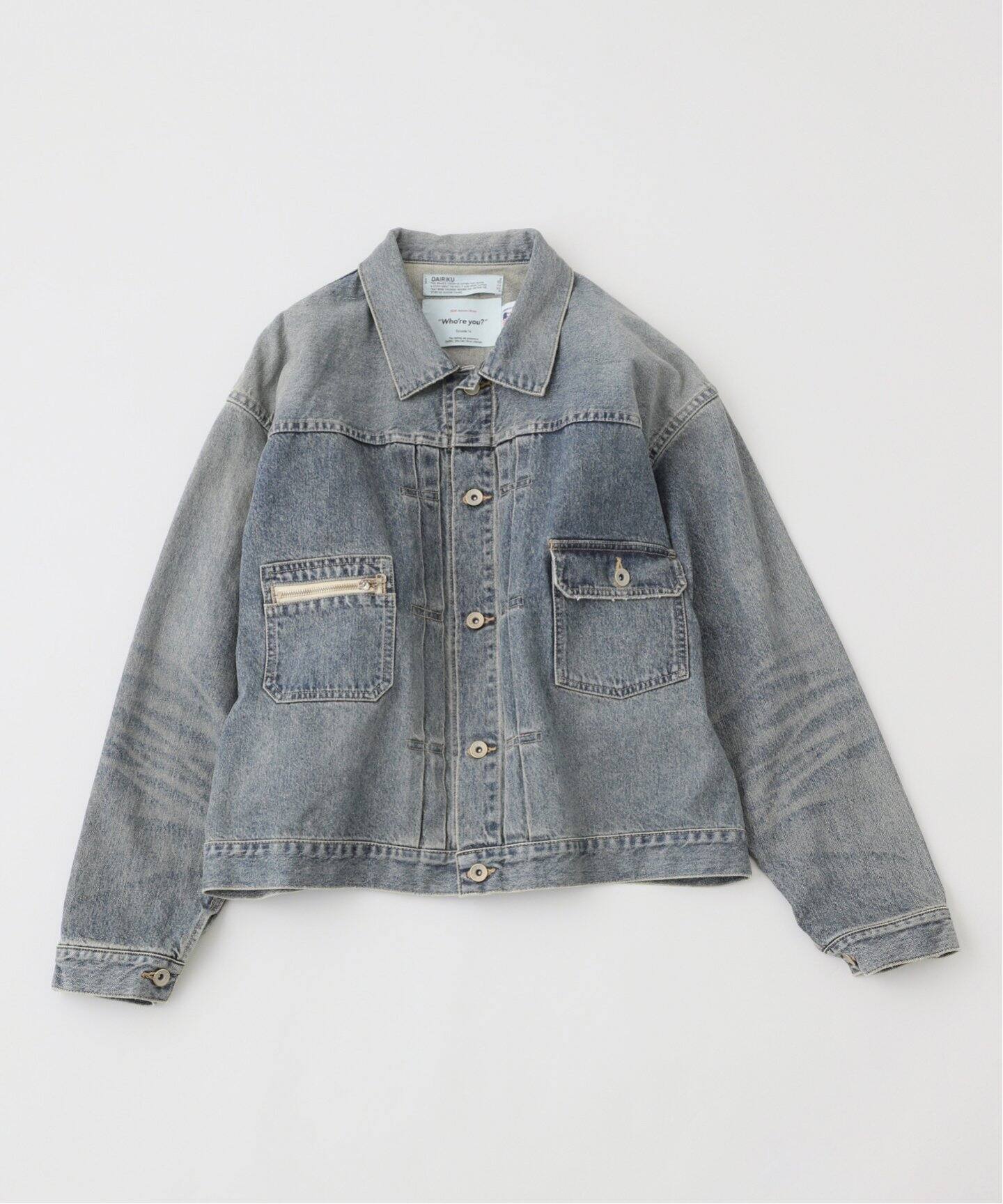 DAIRIKU / ダイリク】2pkt Vintage Denim Jacket（デニムジャケット  