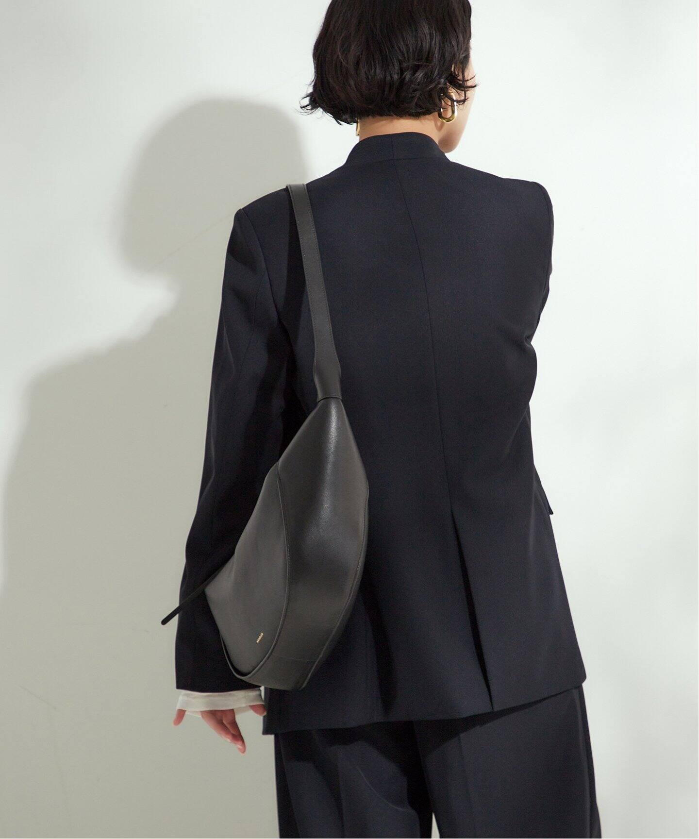 ヴィスポリギャバノーカラージャケット（ノーカラージャケット 