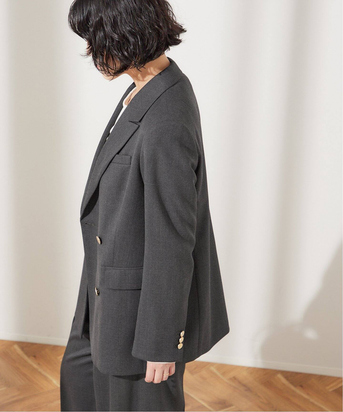 ウールトリコチン ブレザージャケット（テーラードジャケット  