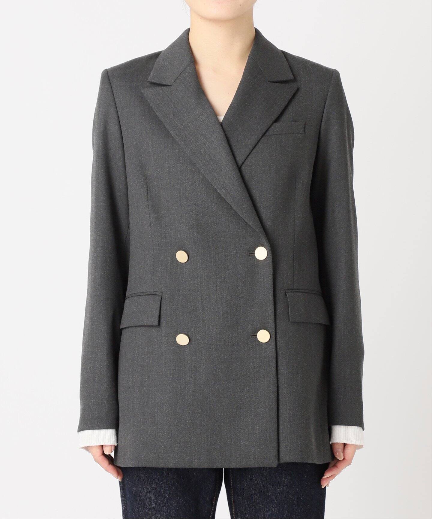 ウールトリコチン ブレザージャケット（テーラードジャケット  