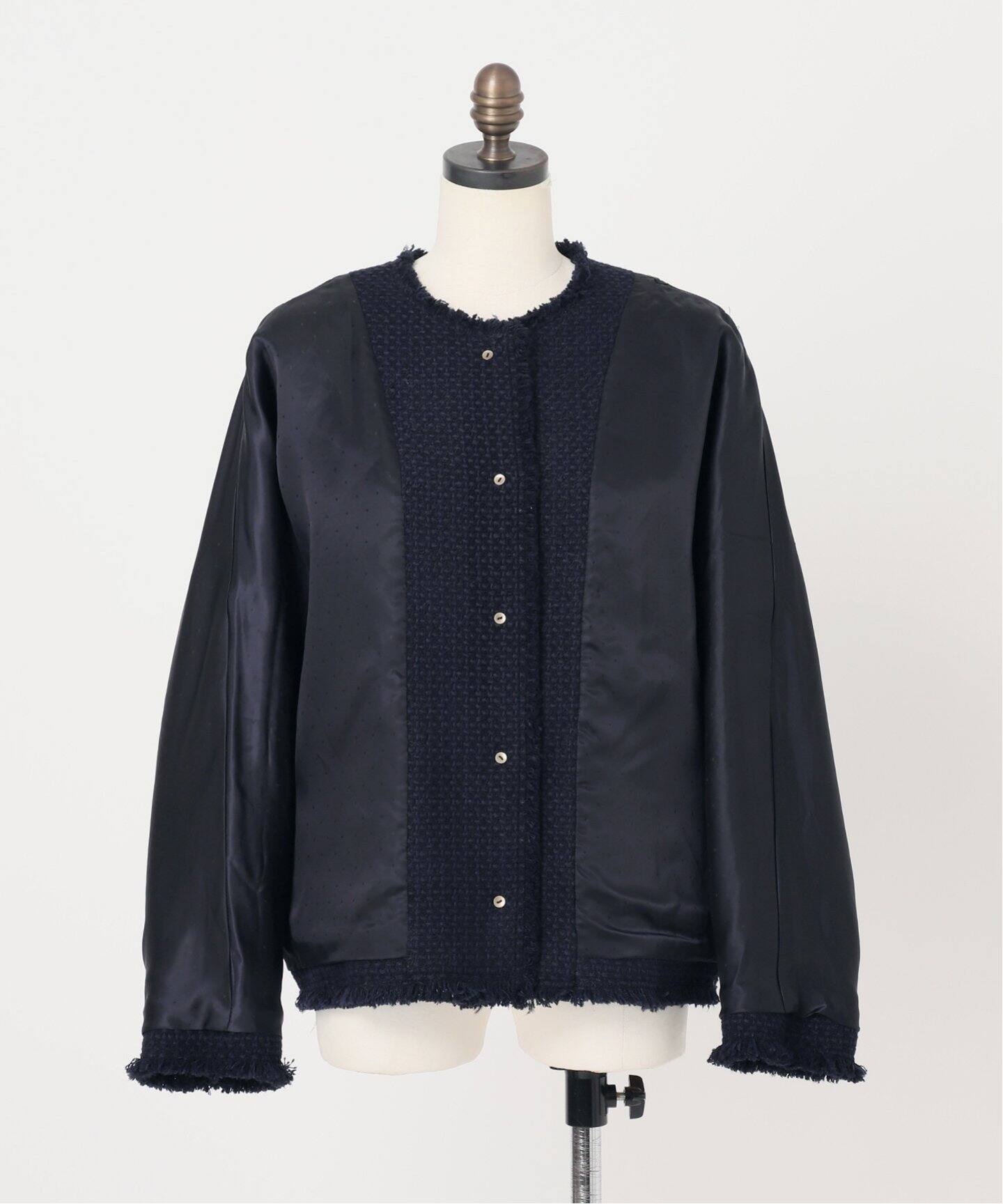 追加》《SP》GIOLICATWEED ドルマンジャケット（ノーカラージャケット