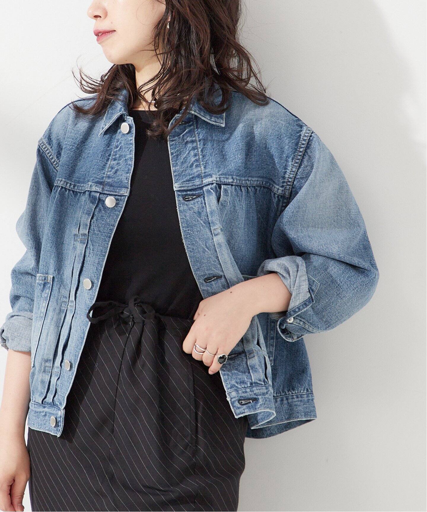 JANE SMITH】15oz SELVEDGE DENIM TRUCKER J：デニムジャケット 