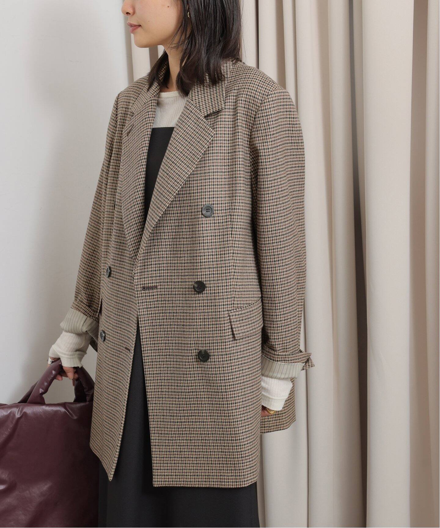 サキソニーダブルブレステッドジャケット（テーラードジャケット  