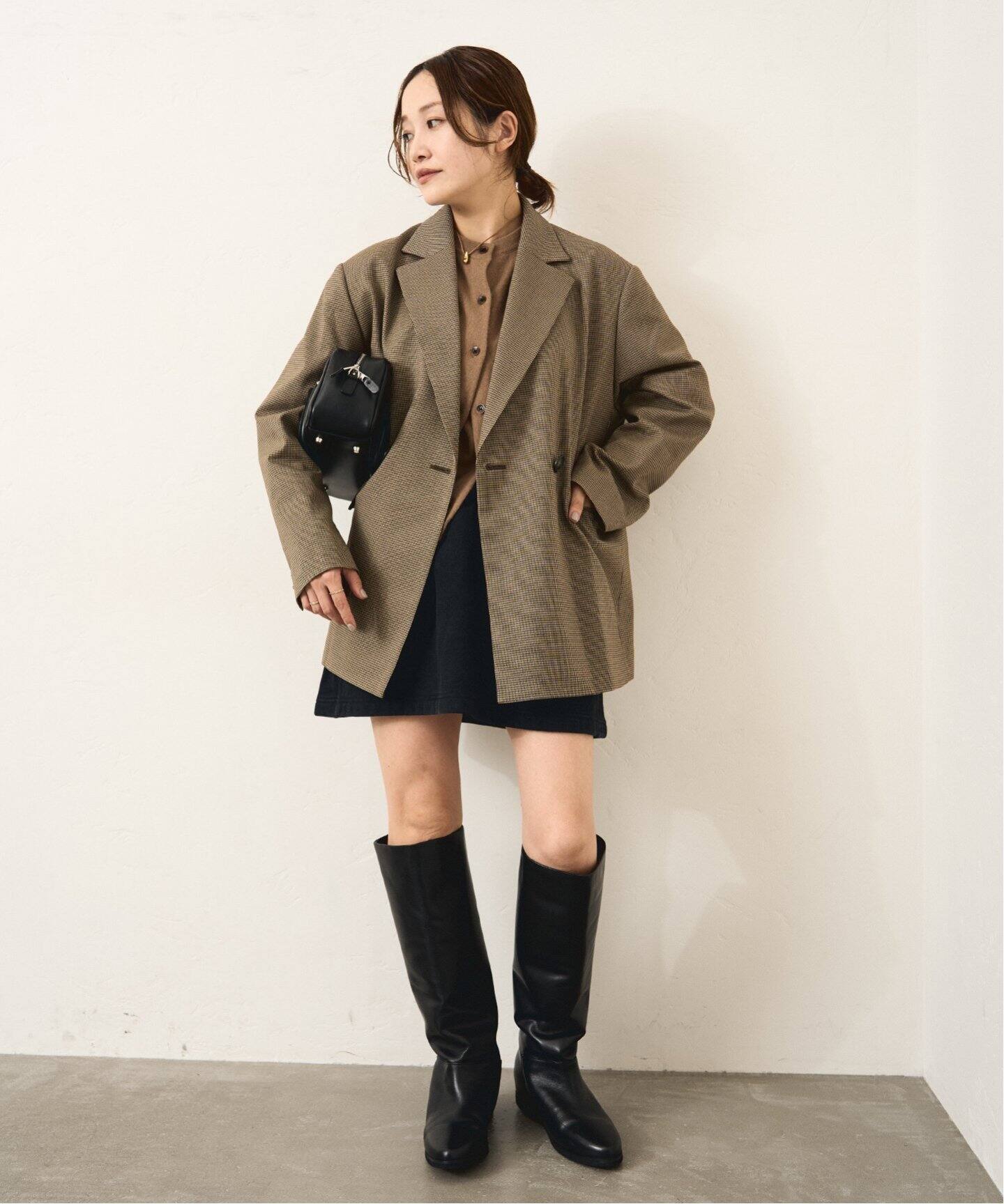 T/R チェックオーバージャケット（テーラードジャケット）｜JOURNAL  