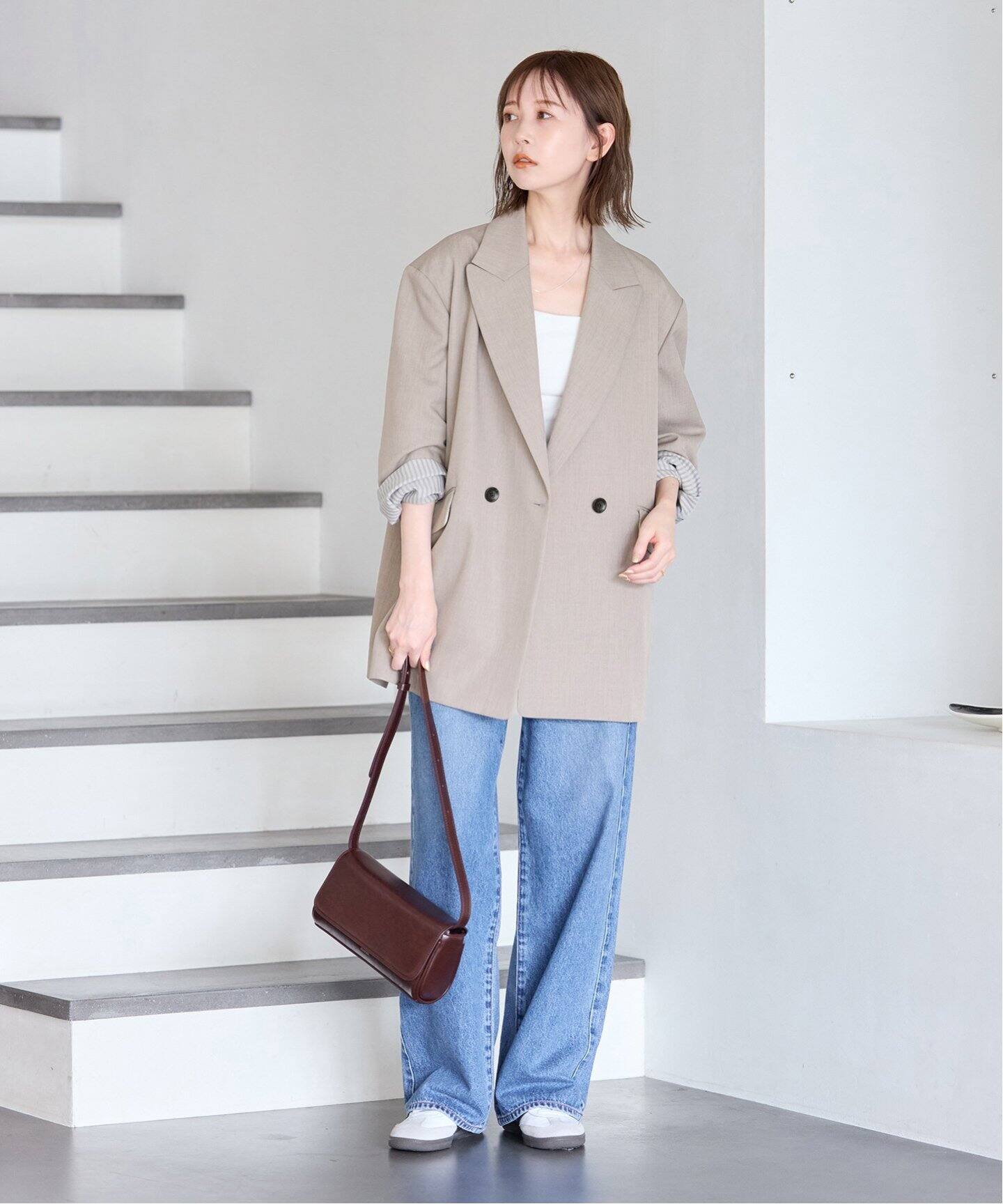 ドライツイルビッグジャケット（テーラードジャケット）｜JOURNAL  