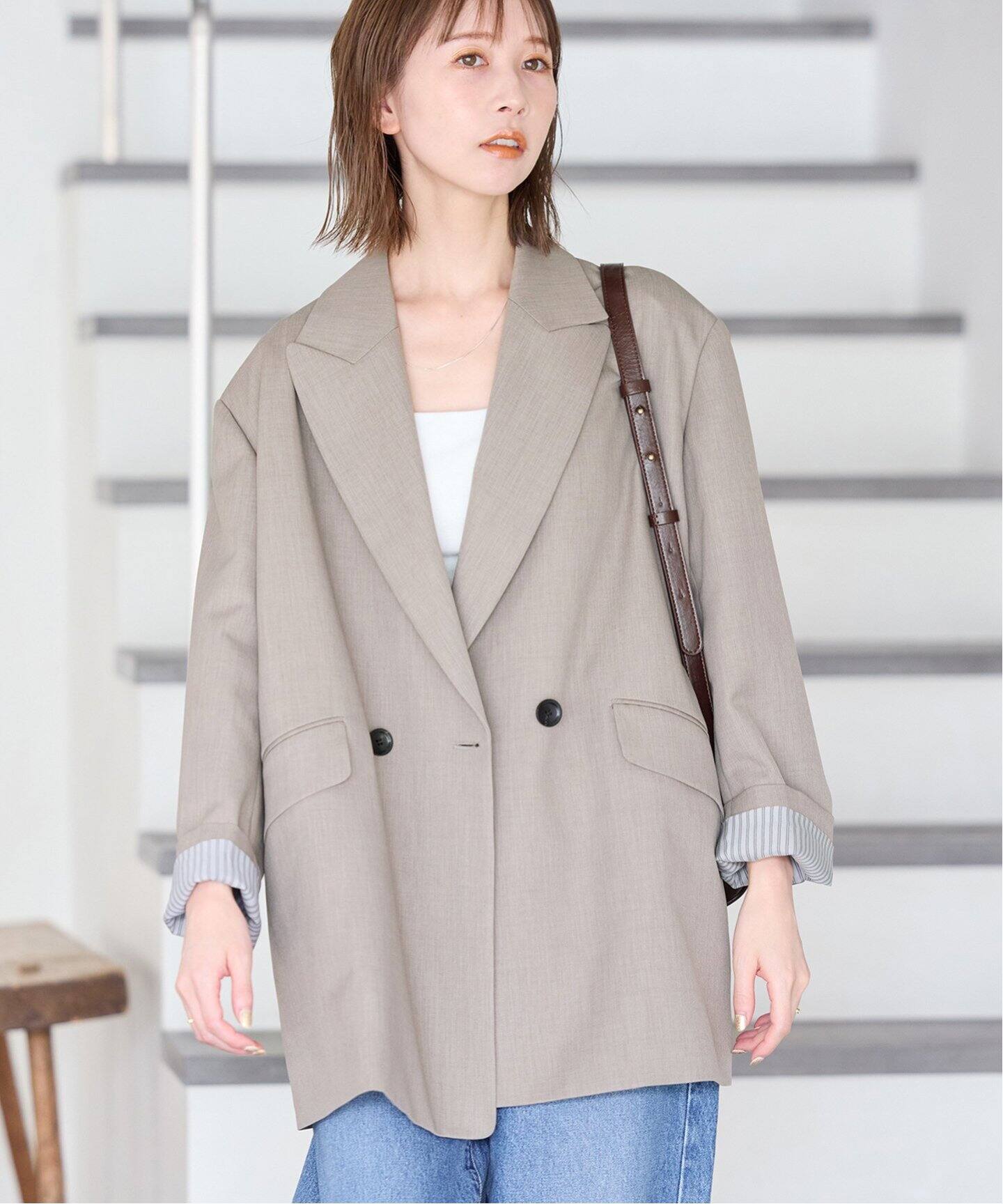 ドライツイルビッグジャケット（テーラードジャケット）｜JOURNAL  