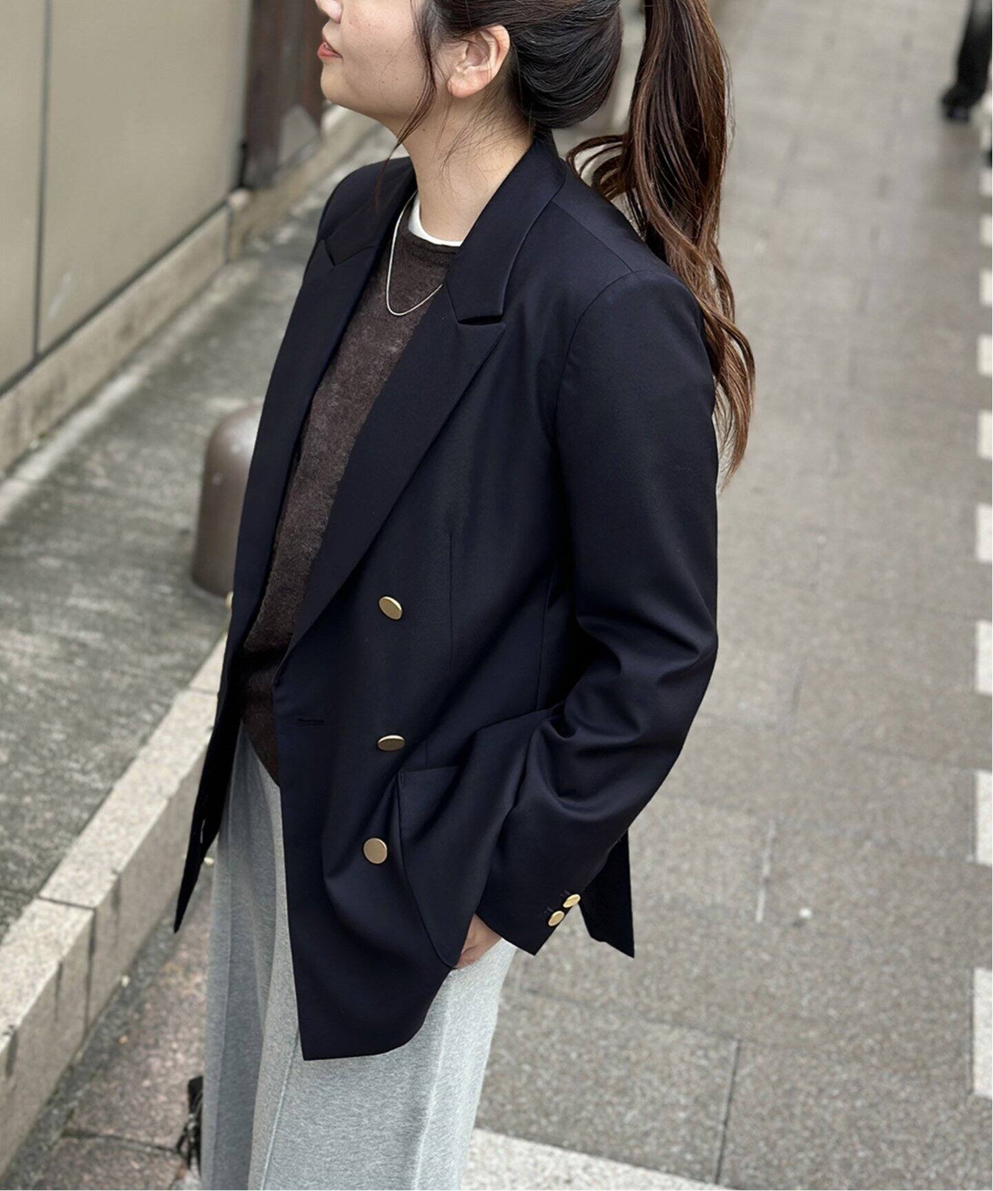 追加》ダブルフロントジャケット（テーラードジャケット）｜JOURNAL  