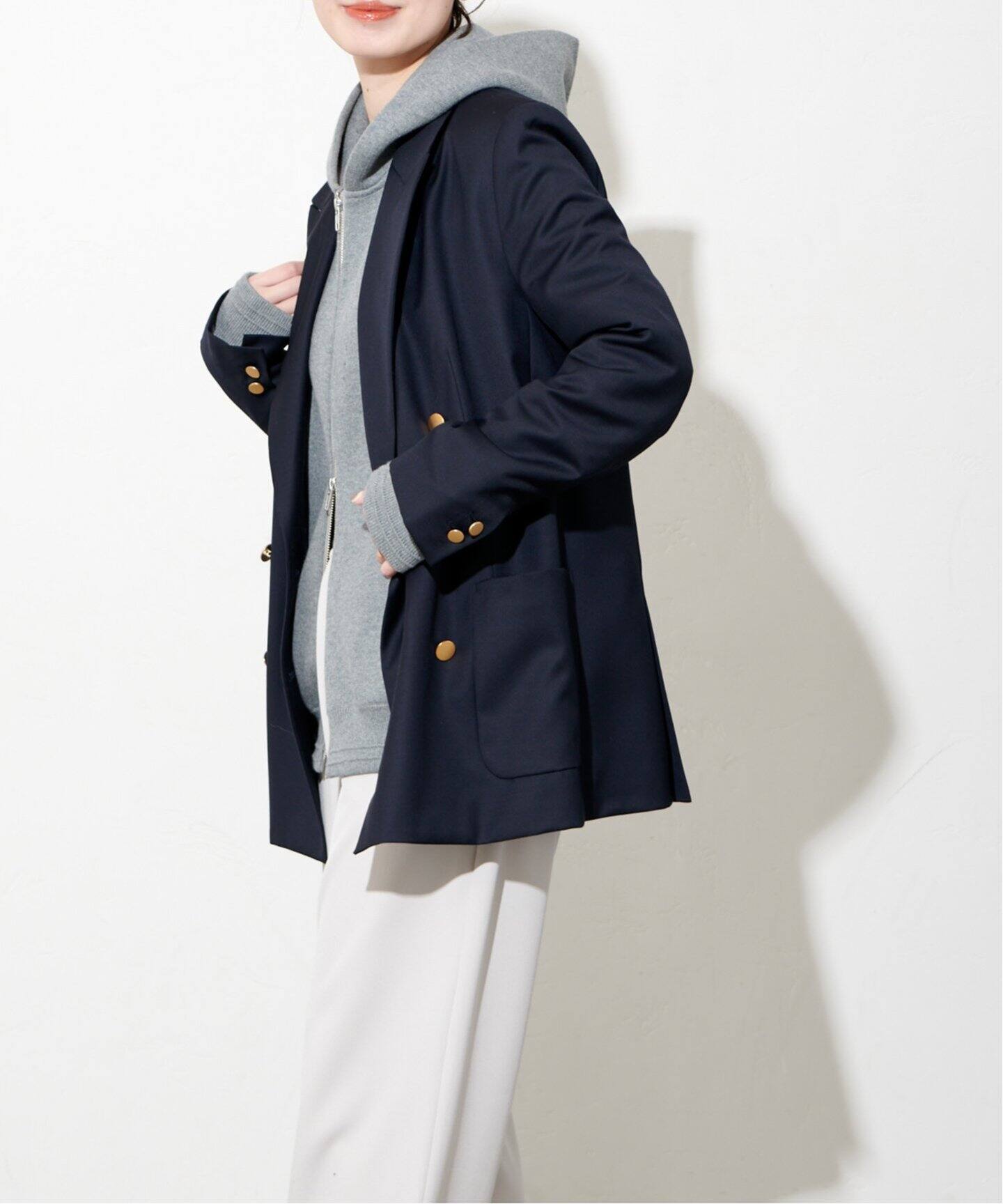 追加》ダブルフロントジャケット（テーラードジャケット）｜JOURNAL  