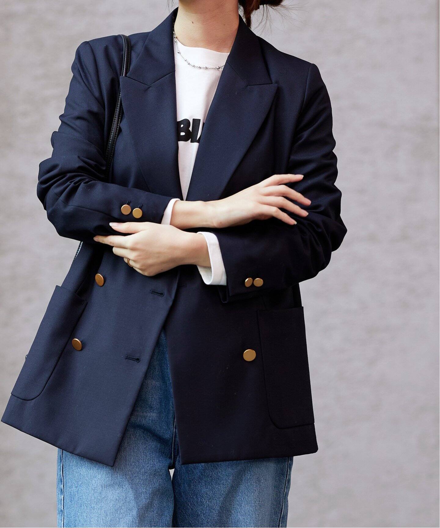 追加》ダブルフロントジャケット（テーラードジャケット）｜JOURNAL  