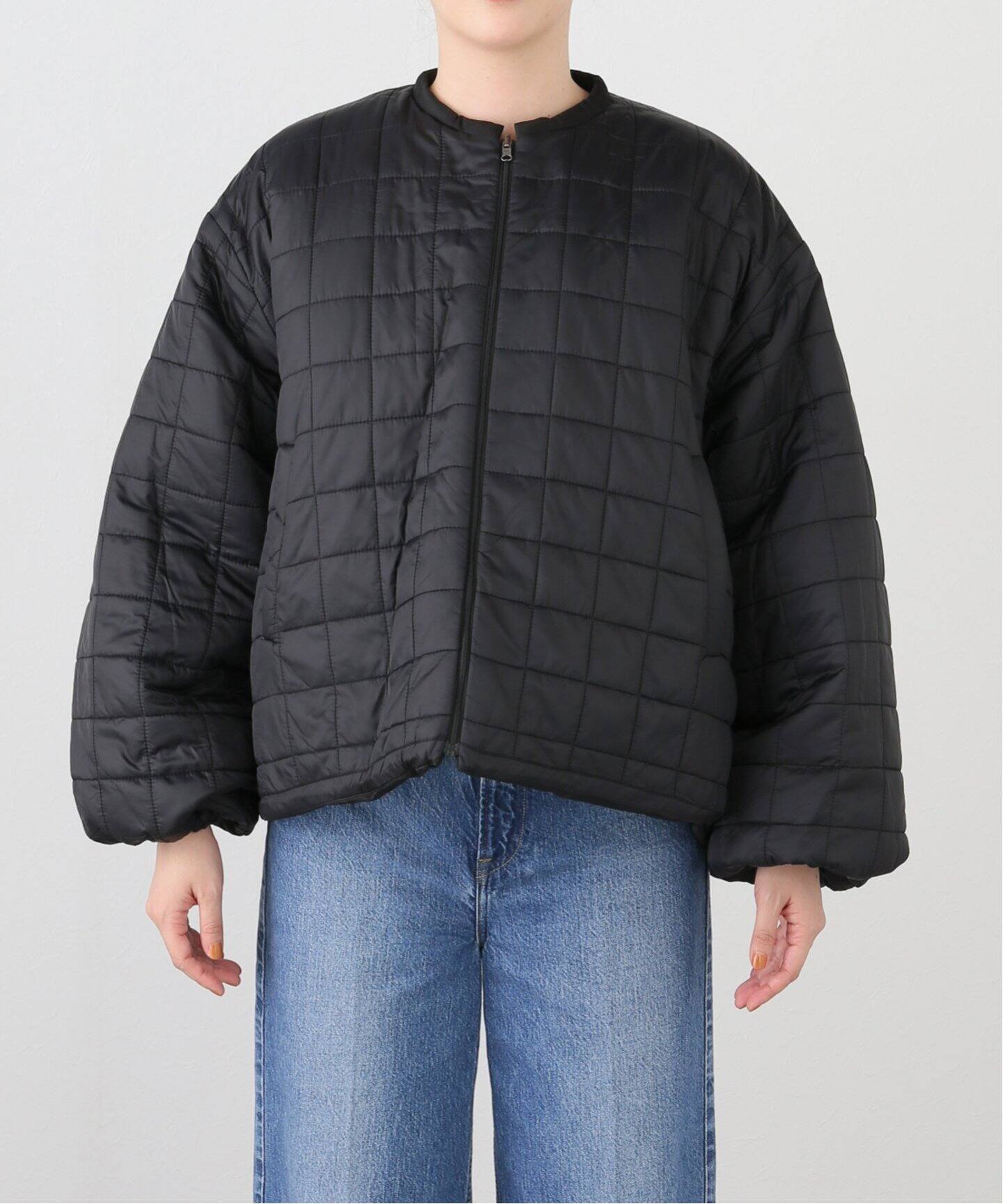 AMOMENTO / アモーメント】REVERSIBLE SHIRRING JUMPER AM24FWW06JP 