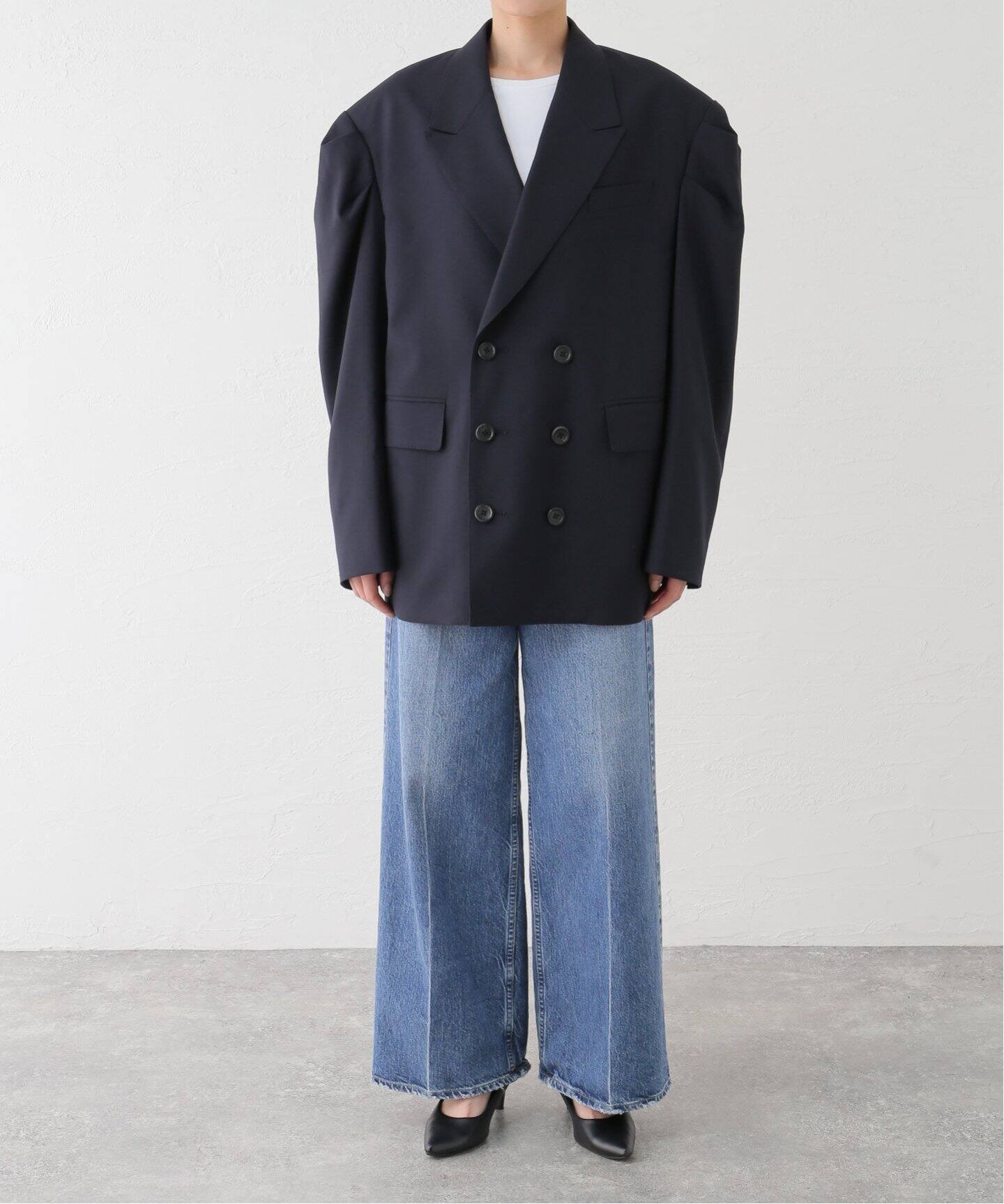 HOLIDAY/ホリデイ】 WOOL PUFF DOUBLE BREASTED JACKET（その他 