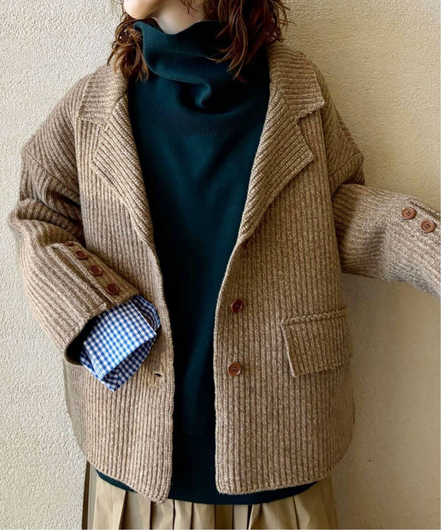 JEJIA ダブルブレステッド コート 38