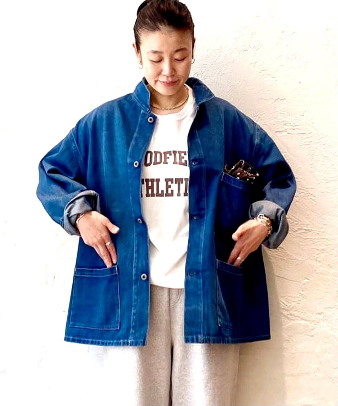 chimala/チマラ】for luxe UNISEX DENIM COVERALL（デニムジャケット 