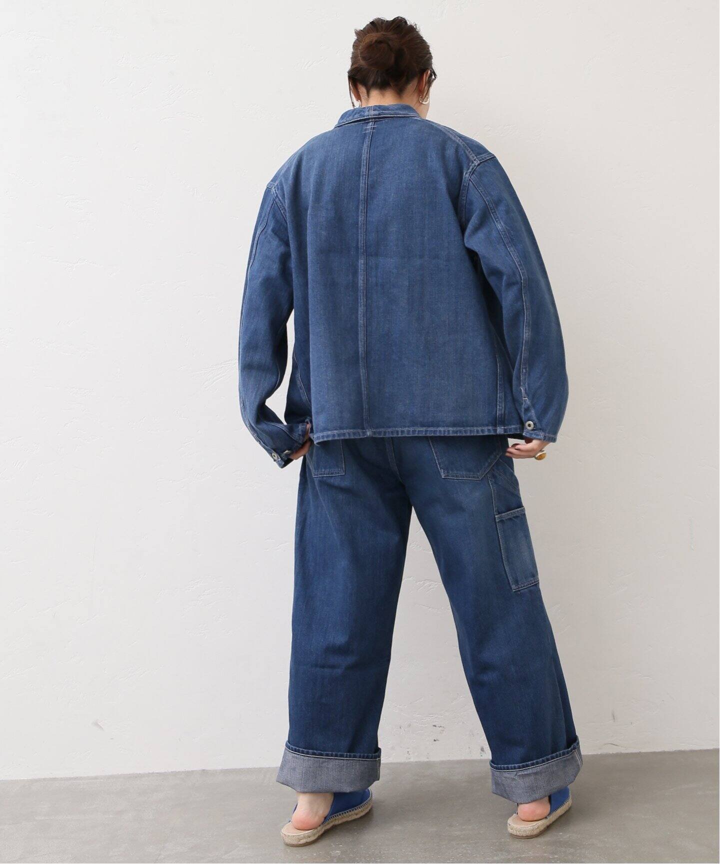 chimala/チマラ】for luxe UNISEX DENIM COVERALL（デニムジャケット  