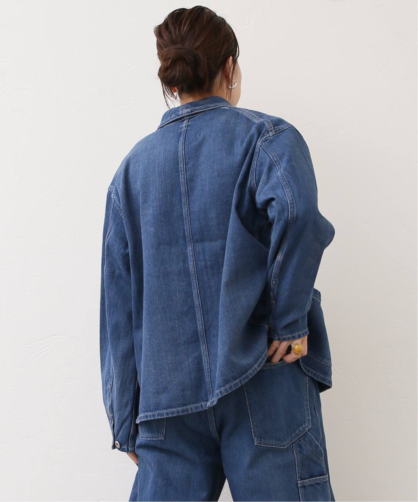 chimala/チマラ】for luxe UNISEX DENIM COVERALL（デニムジャケット  