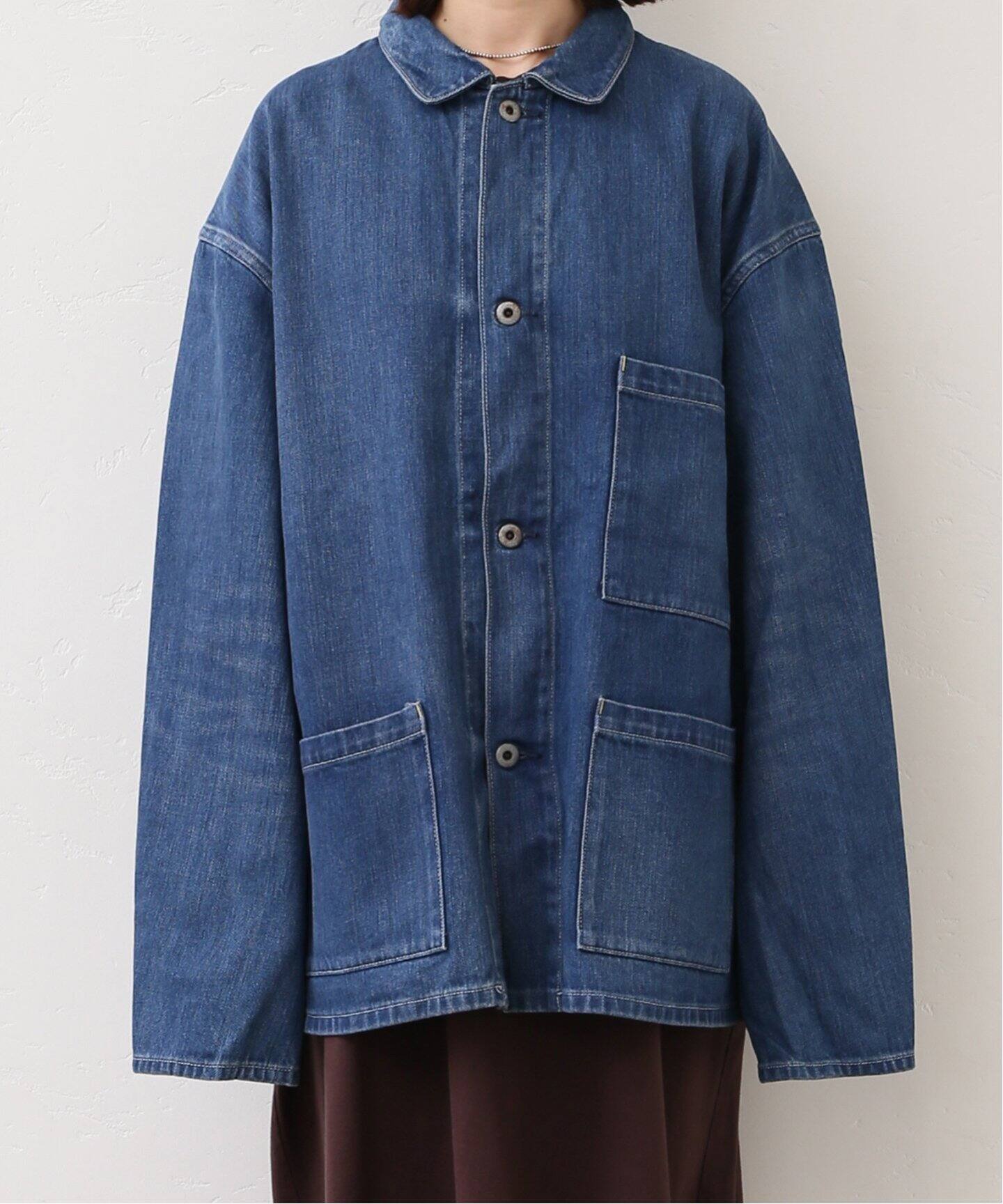 chimala] for luxe DENIM COVERALL - Gジャン・デニムジャケット 