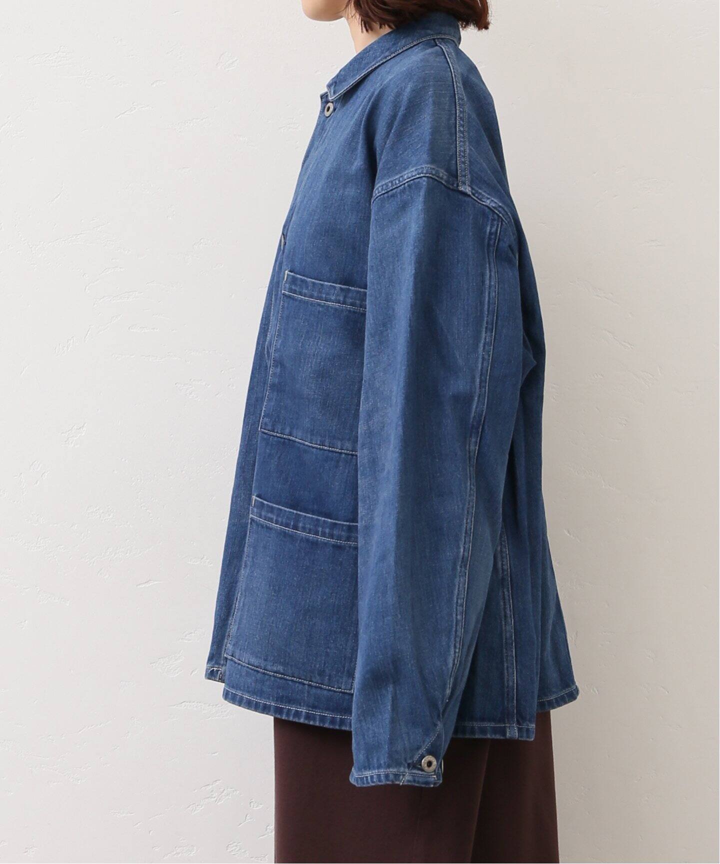 chimala/チマラ】for luxe UNISEX DENIM COVERALL（デニムジャケット 