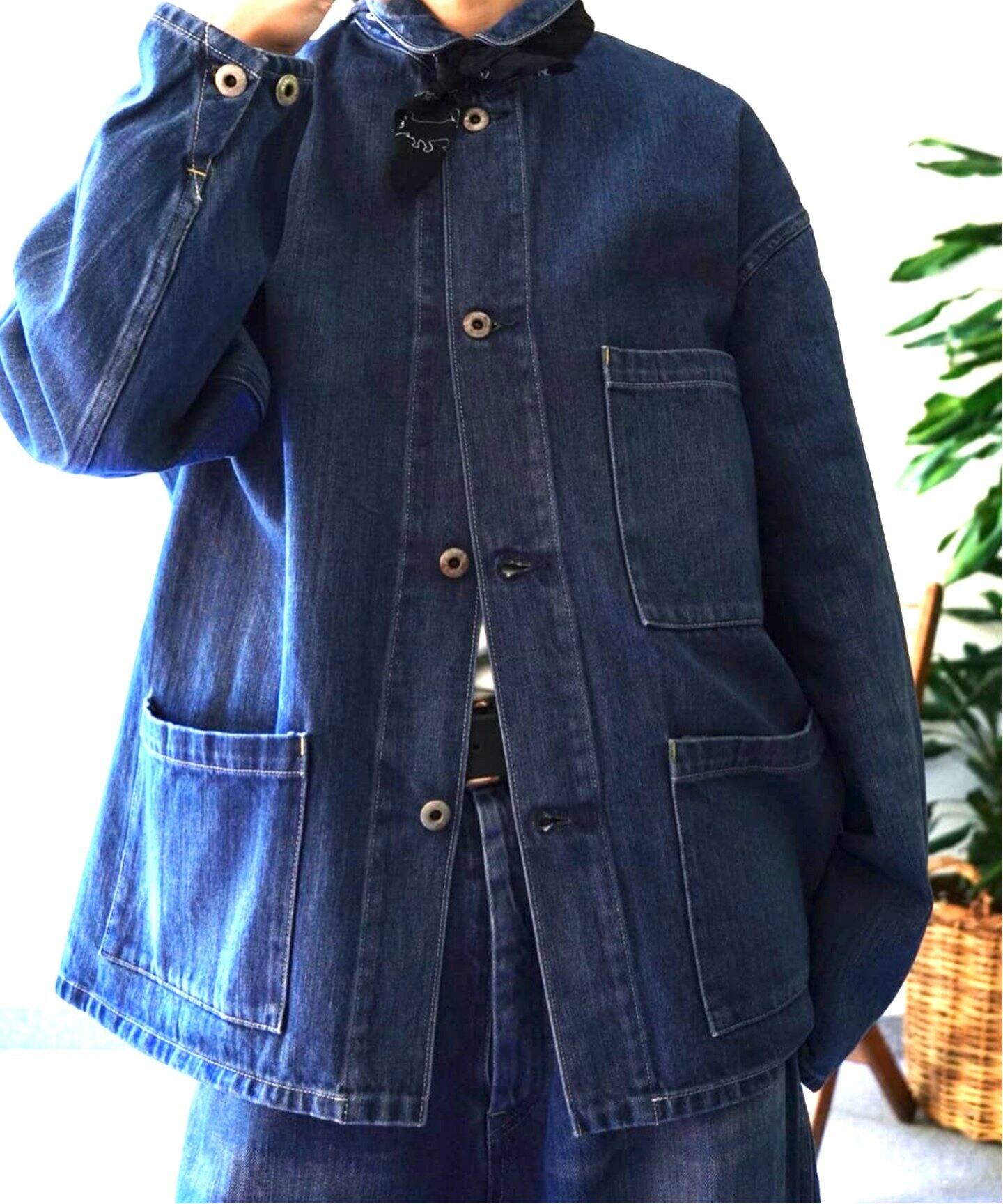 chimala/チマラ】for luxe UNISEX DENIM COVERALL（デニムジャケット 