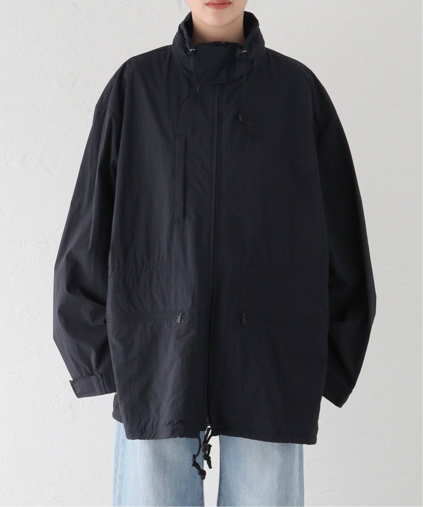 ATON/エイトン】TRAVEL NYLON PACKBLE JACKET（ナイロンジャケット 