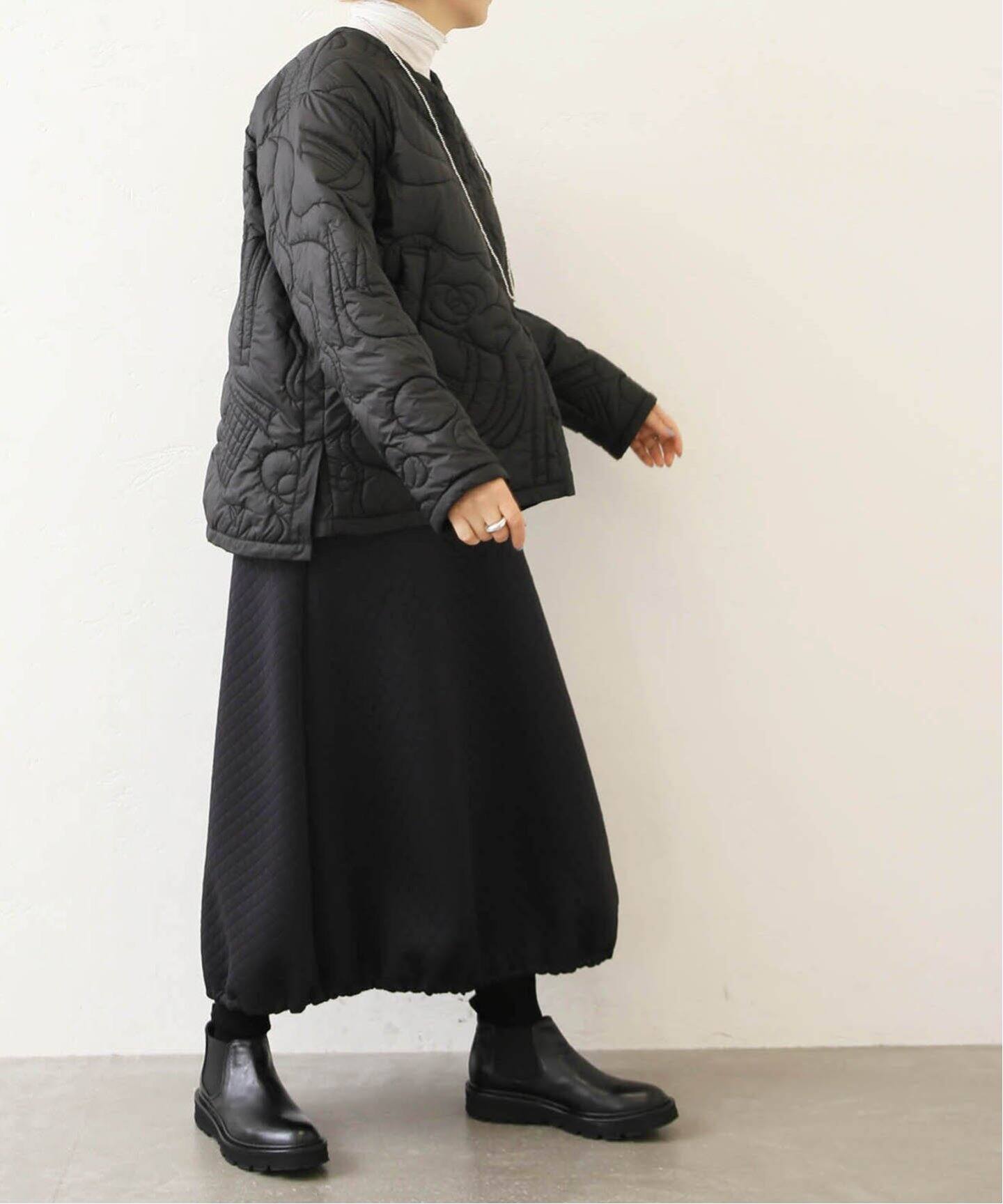 manipuri/マニプリ】QUILTED MILITALY JACKET（中綿・キルティング 