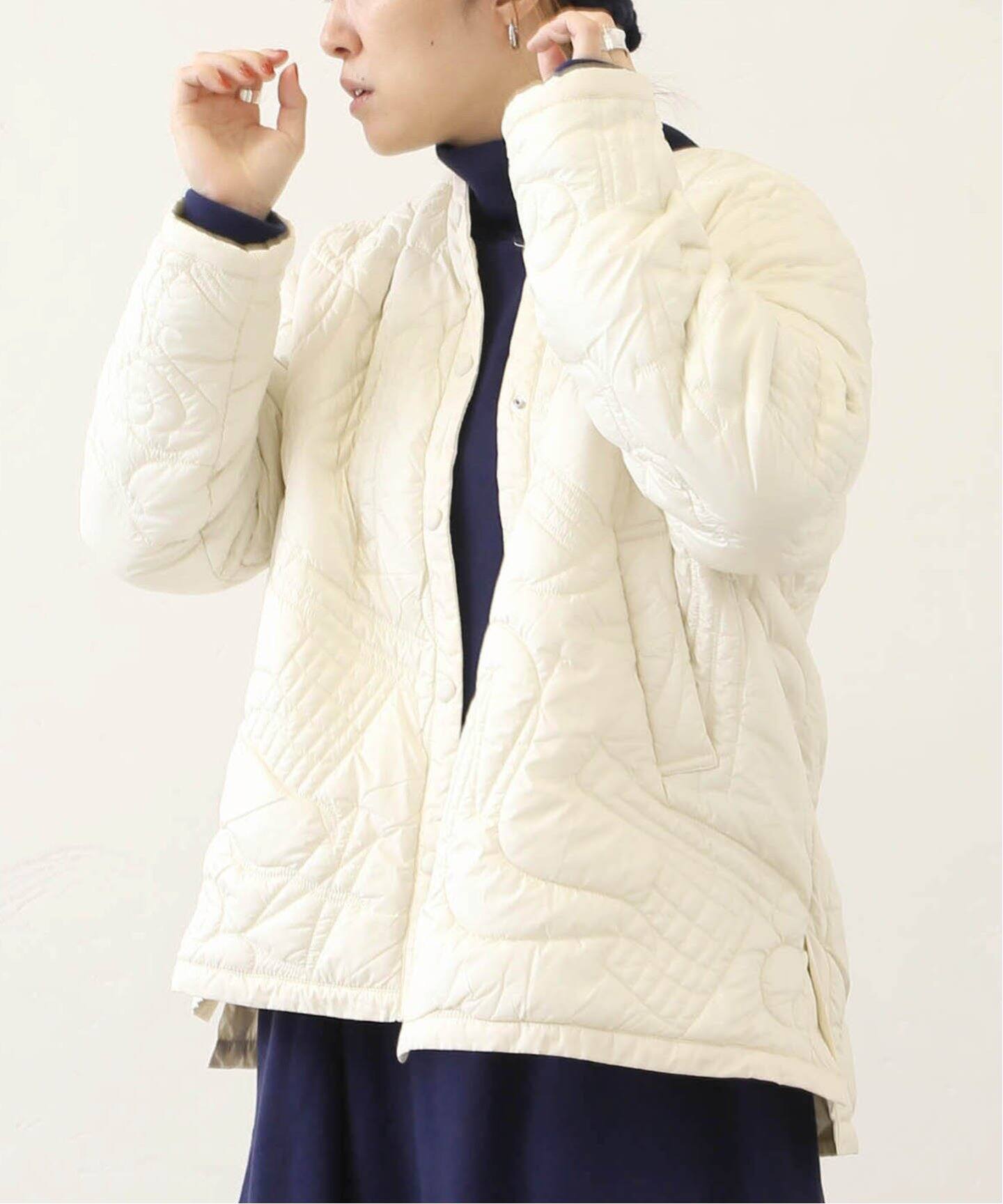 manipuri/マニプリ】QUILTED MILITALY JACKET（中綿・キルティング 