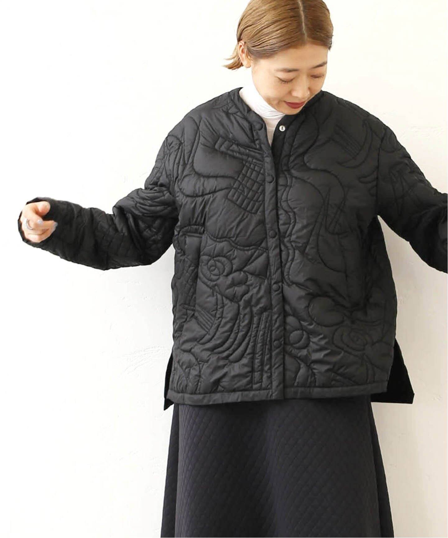 manipuri/マニプリ】QUILTED MILITALY JACKET（中綿・キルティング 