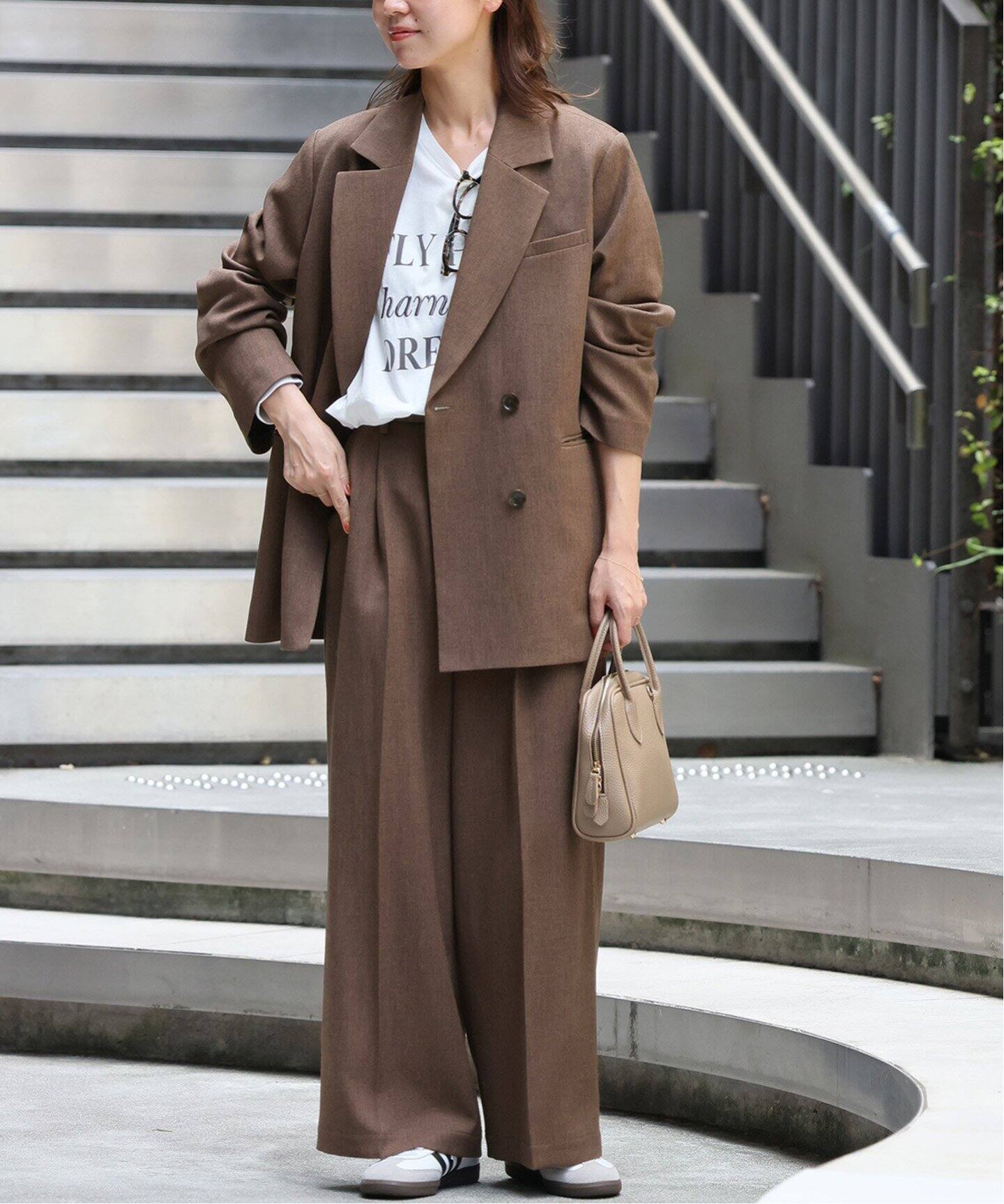 ツイーディーツイルテーラードジャケット（テーラードジャケット  