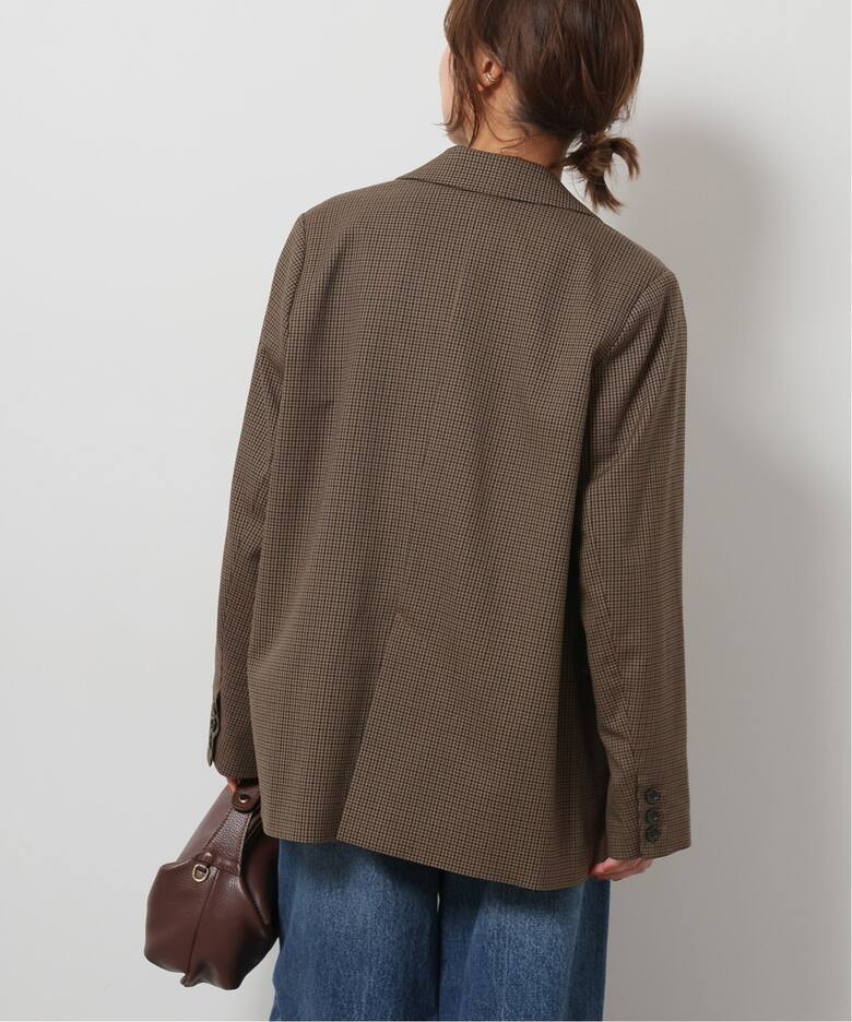 ダブルフロントチェックジャケット（テーラードジャケット）｜JOURNAL  