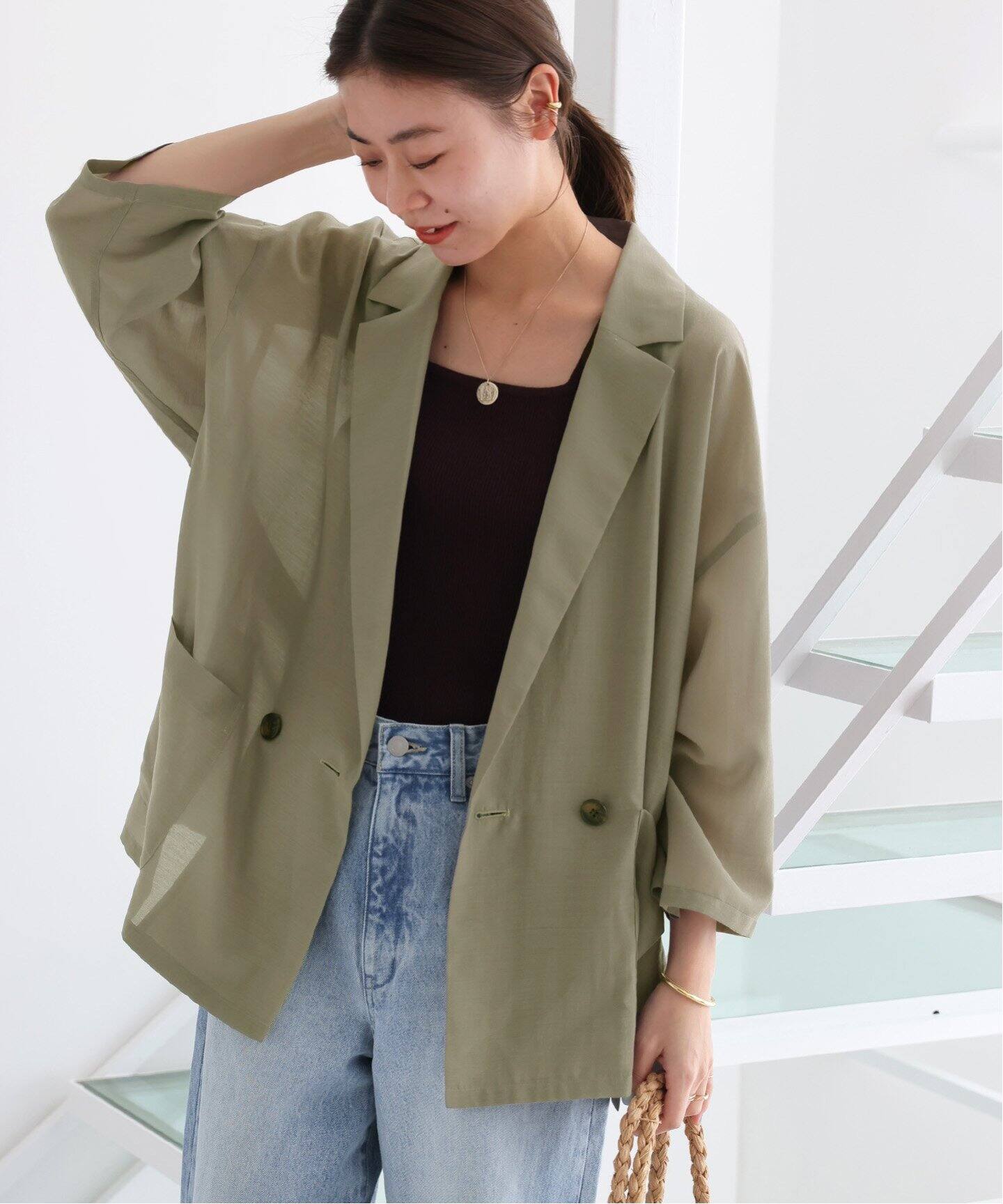 追加4》シアーテーラードジャケット（テーラードジャケット）｜JOURNAL  